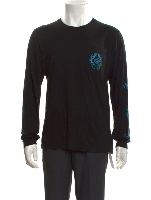 Chrome Hearts Triple Cross Graphic Print T-Shirt