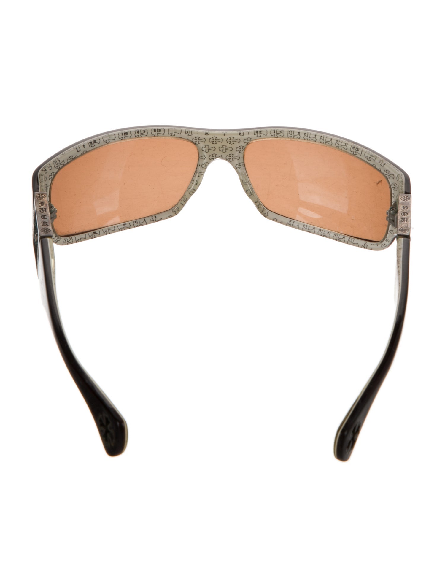 Chrome Hearts Tinted Shield Sunglasses