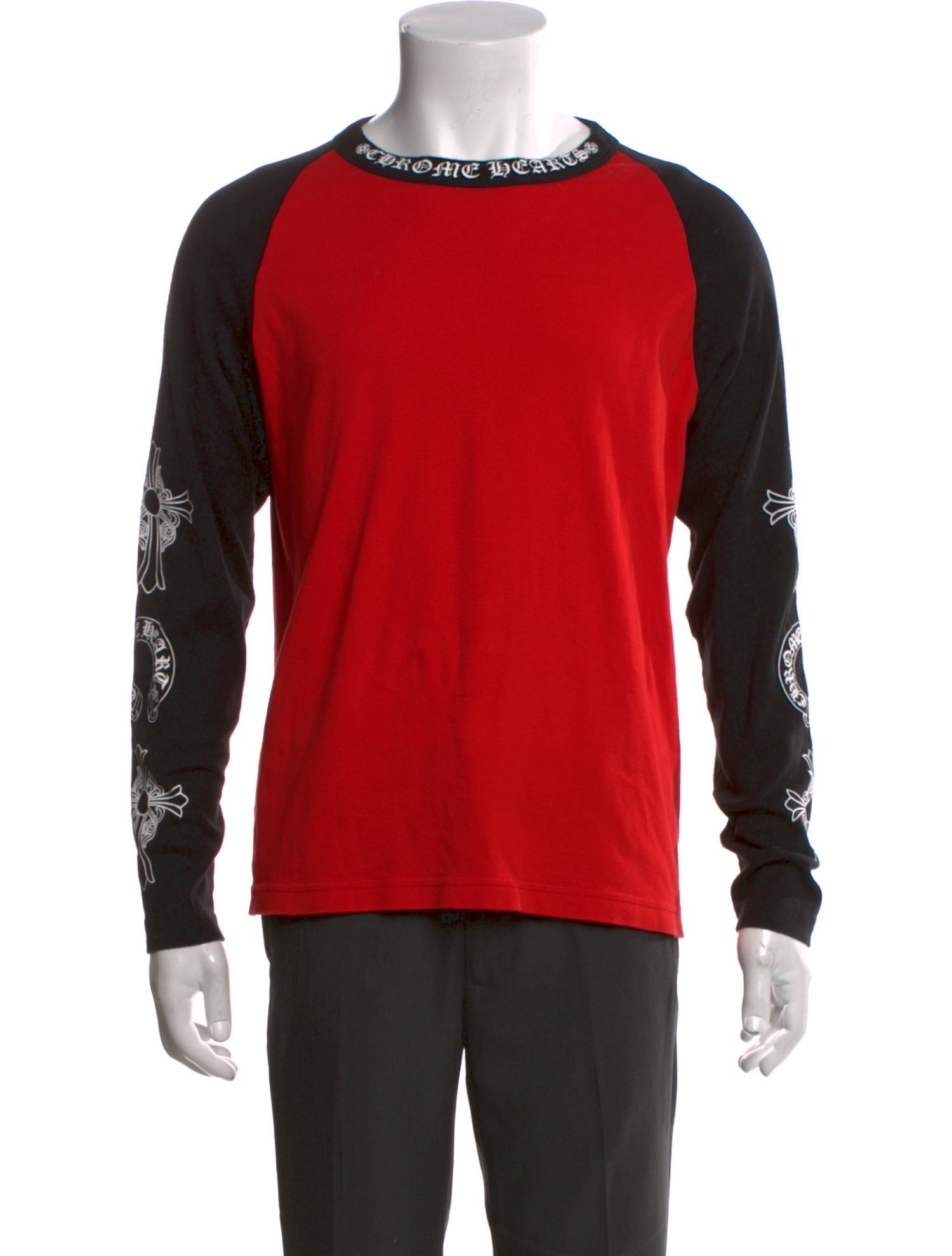 Chrome Hearts Multi Logo Baseball Graphic Print T-Shirt