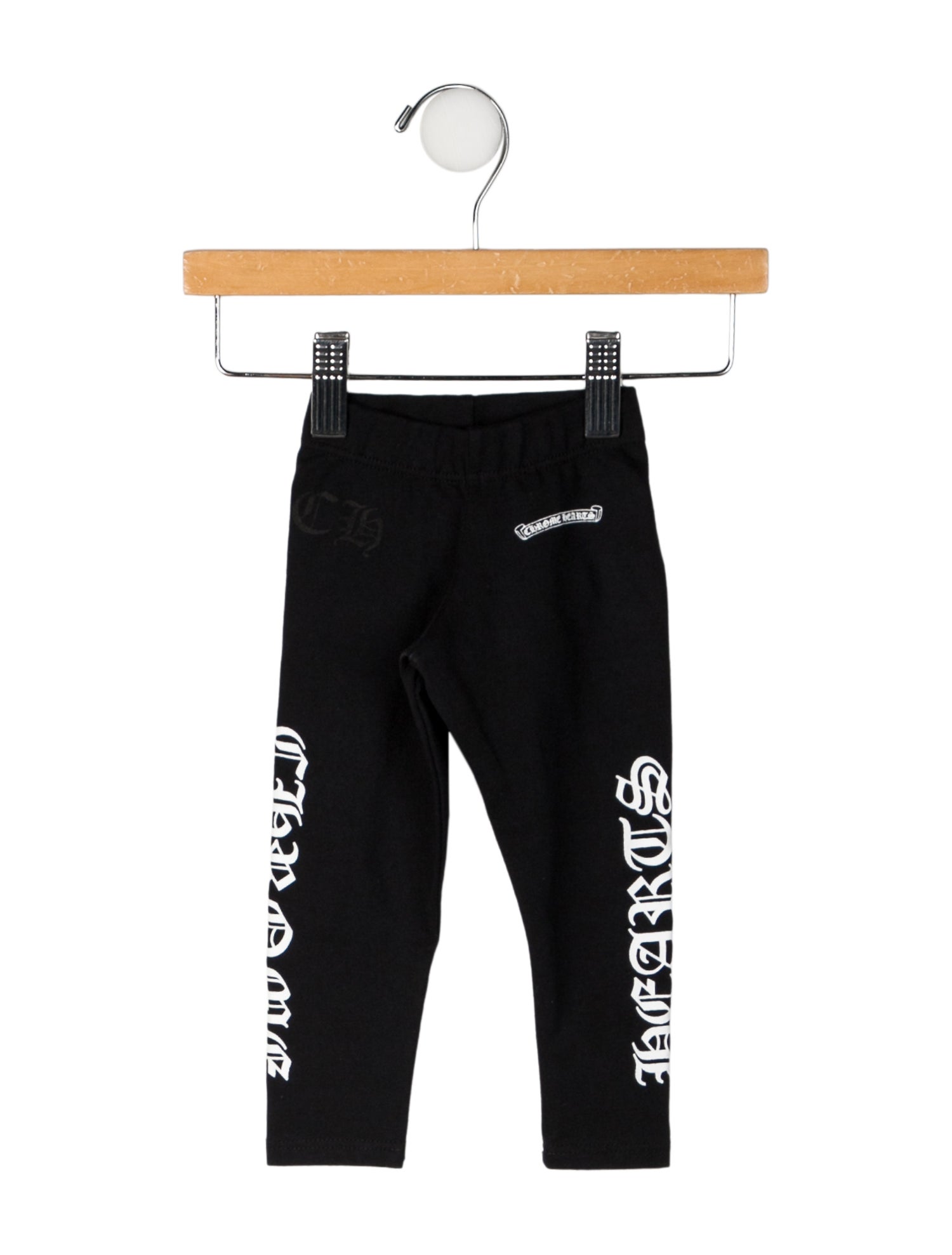 Chrome Hearts Black Logo Pants