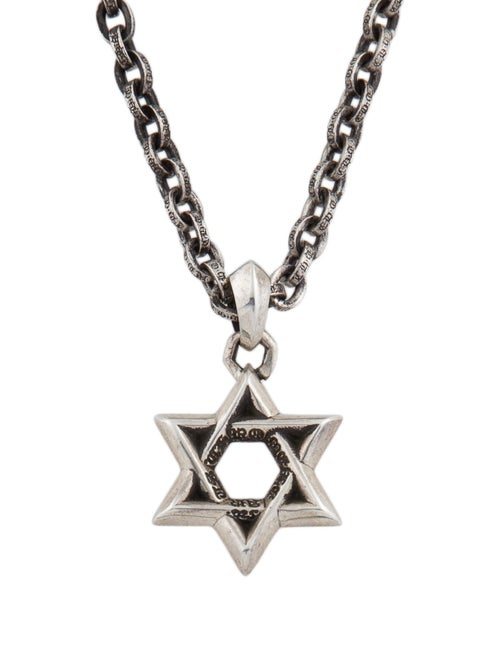 Chrome Hearts CH Star of David on Paper Chain