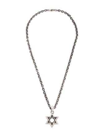 Chrome Hearts CH Star of David on Paper Chain