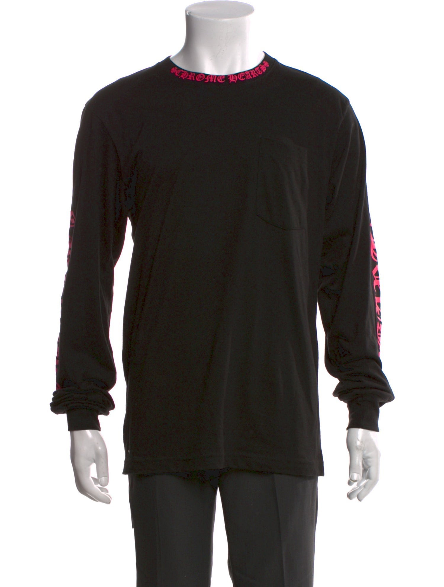 Chrome Hearts Neck Logo Graphic Print T-Shirt