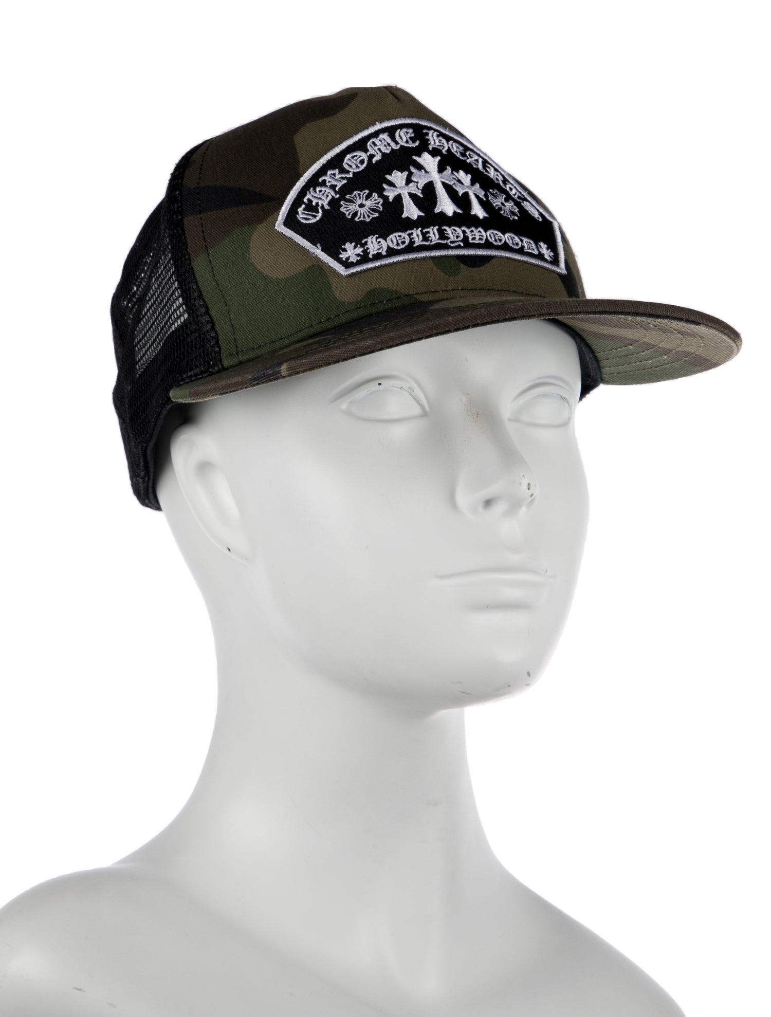 Chrome Hearts Camo Trucker Hat