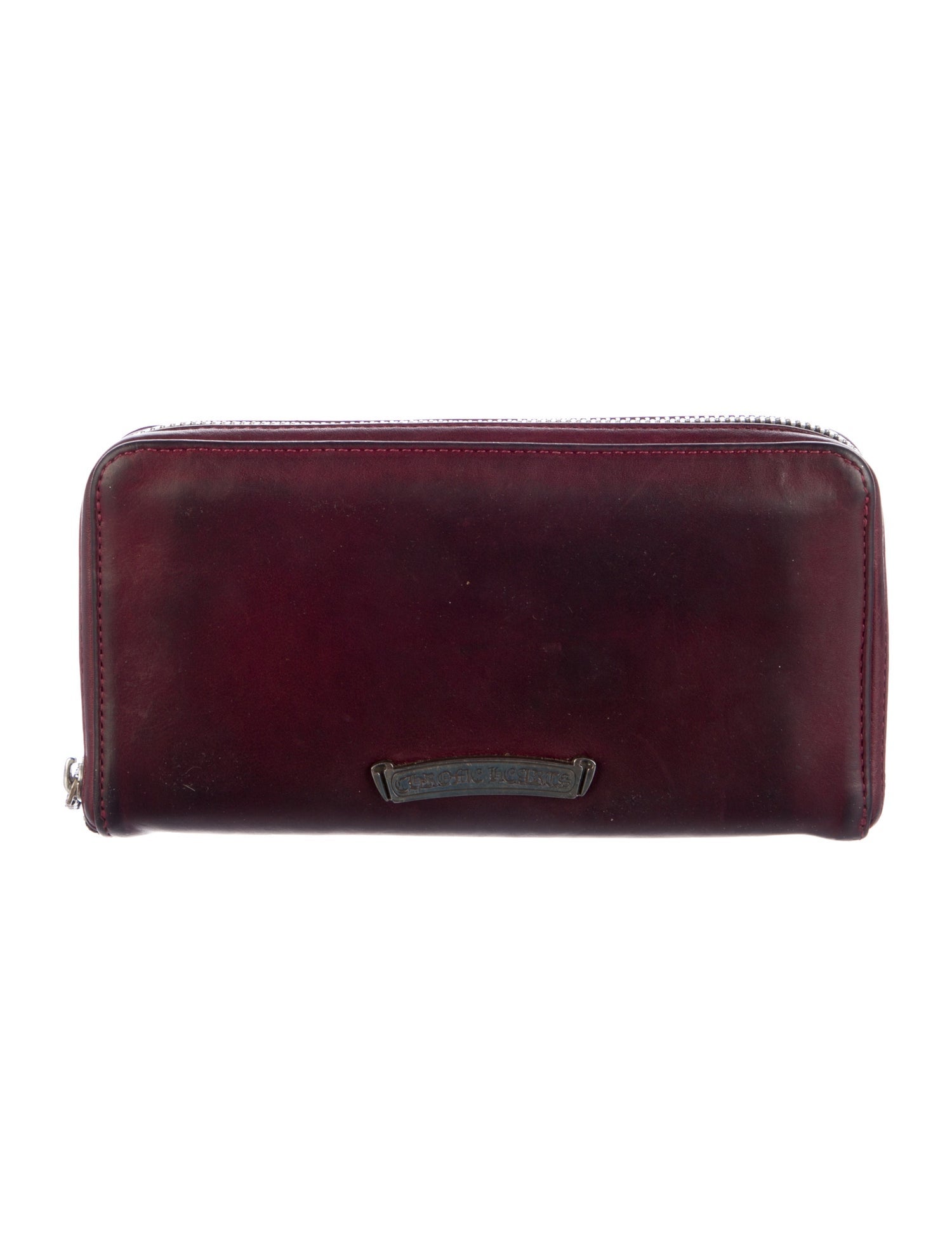 Chrome Hearts Filigree Cross Leather Continental Wallet