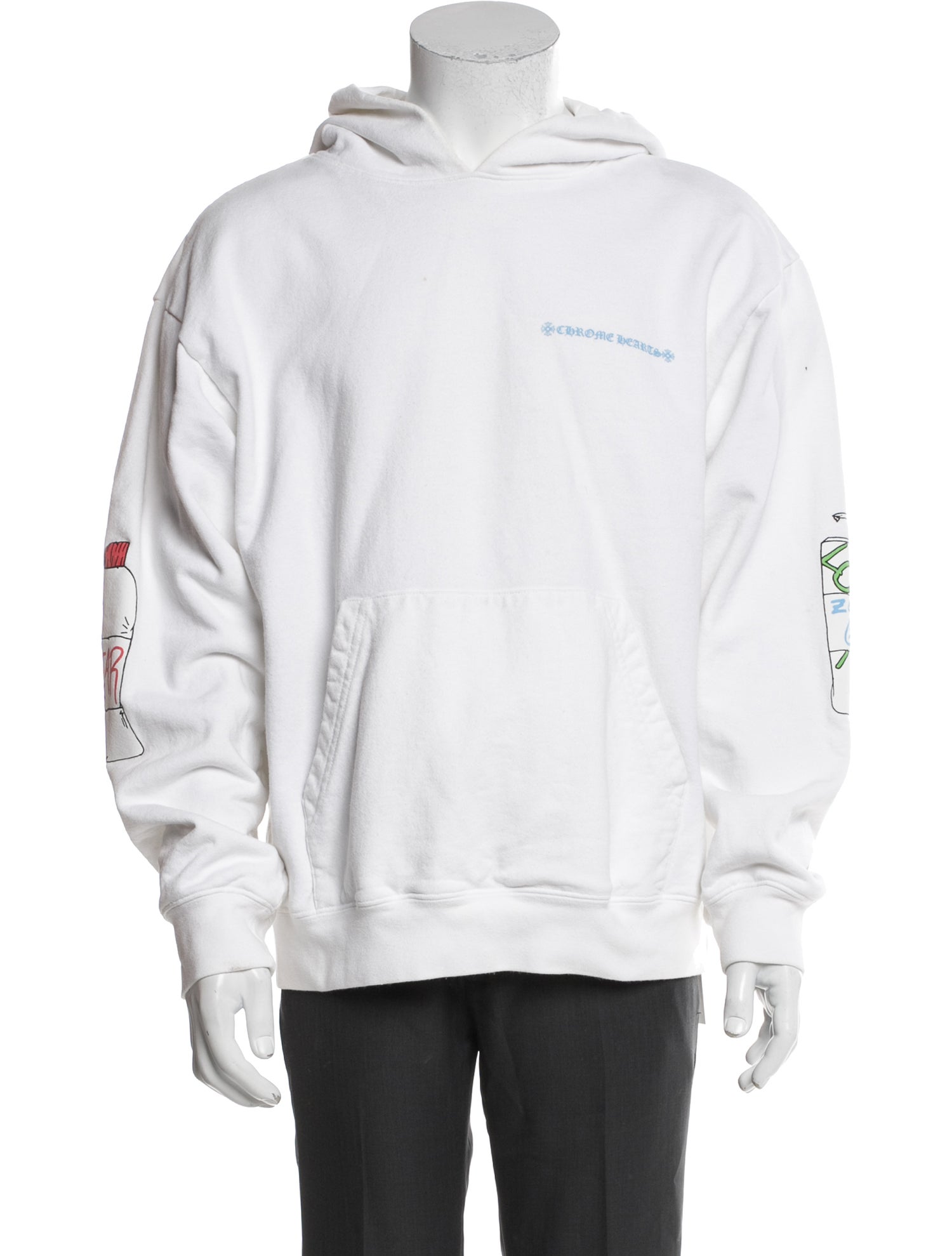 Chrome Hearts x Matty Boy Retro Cycle Graphic Print Hoodie