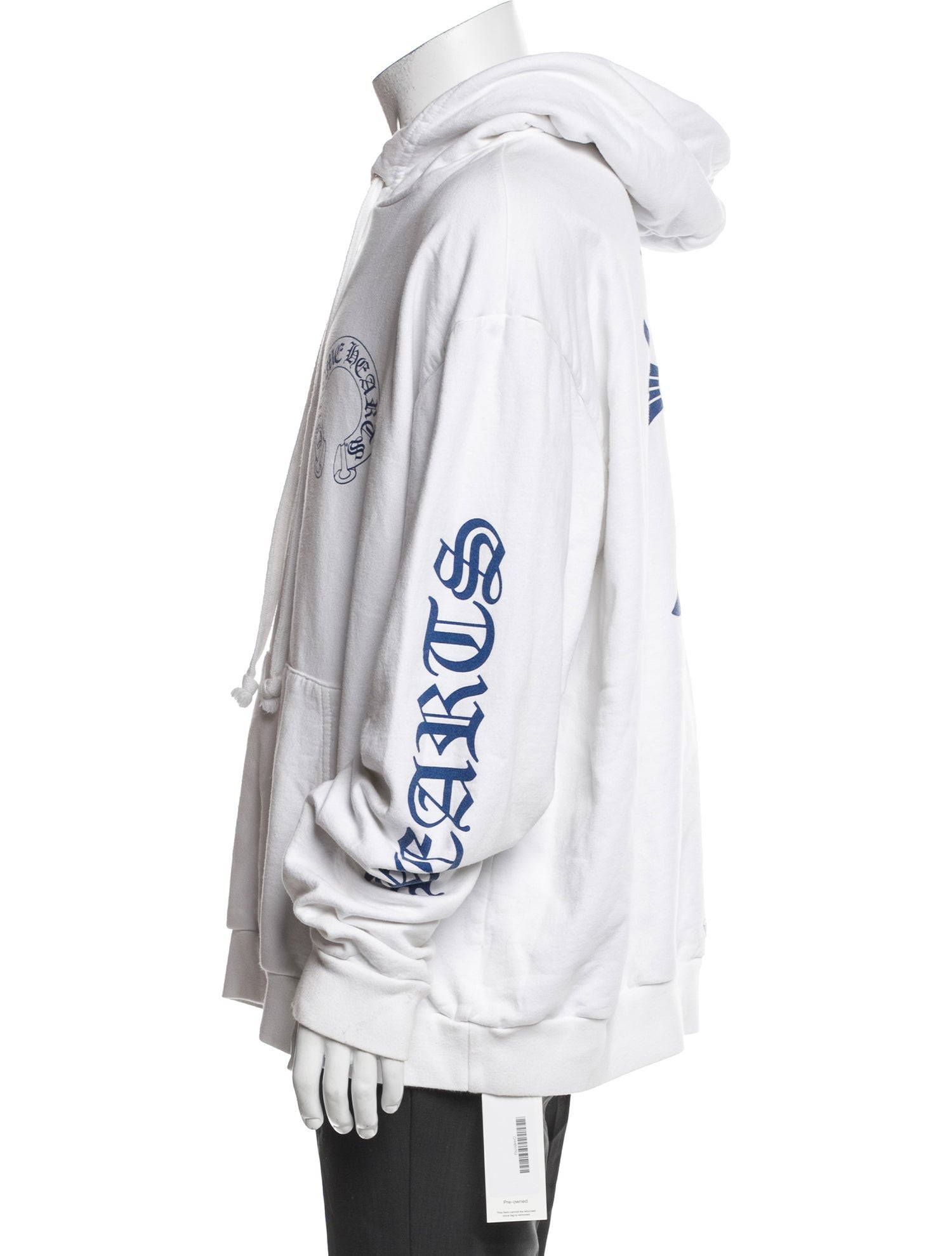 Chrome Hearts Horseshoe & Cross Logo Graphic Print Hoodie