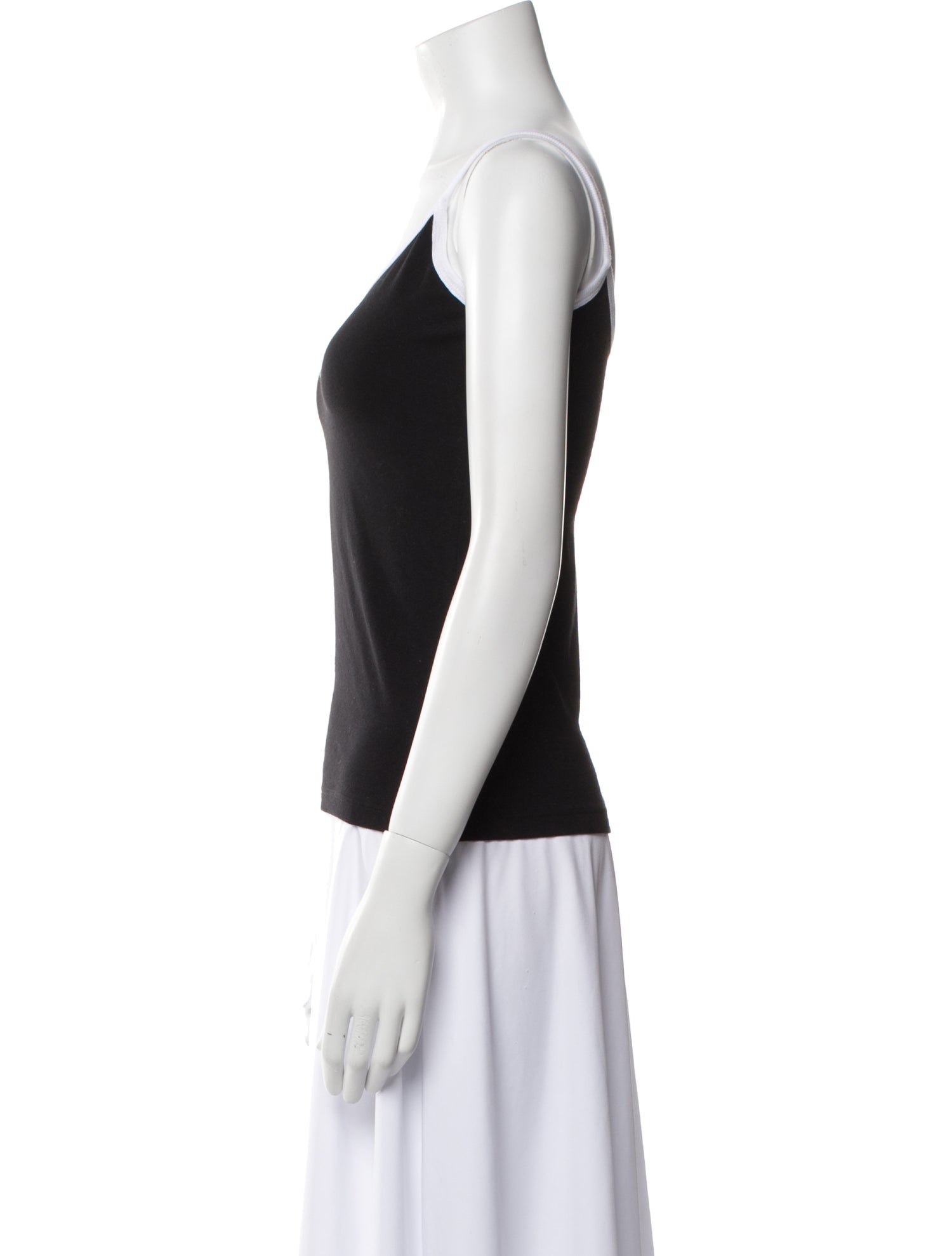 Chrome Hearts Horseshoe Scoop Neck Top