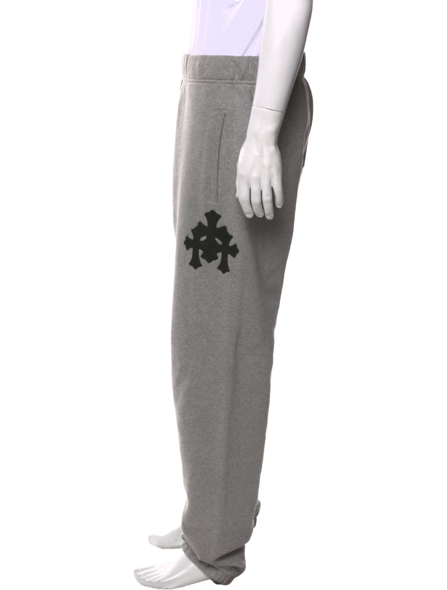 Chrome Hearts Triple Leather Cross Sweatpants