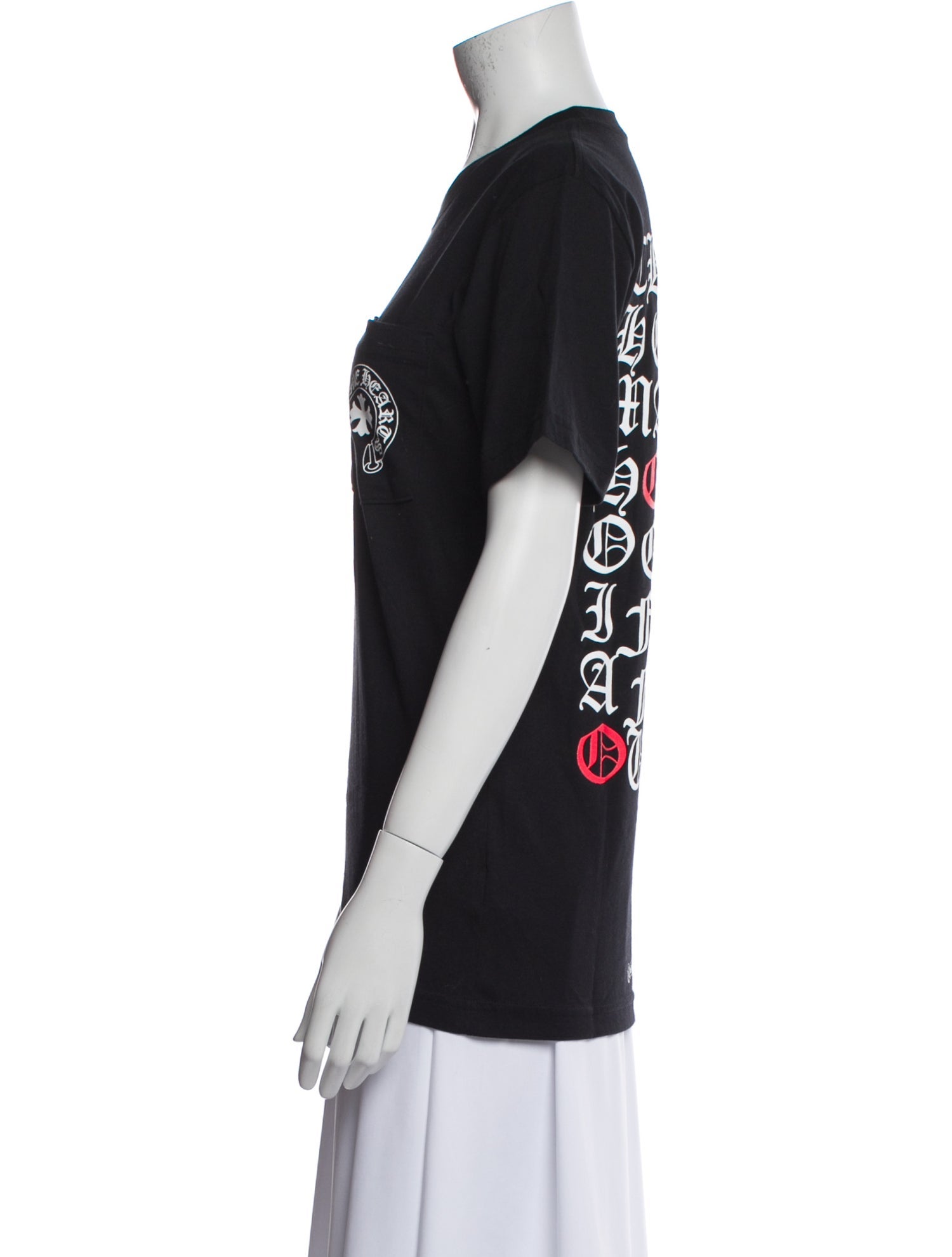 Chrome Hearts Tokyo Exclusive Eye Chart Graphic Print T-Shirt