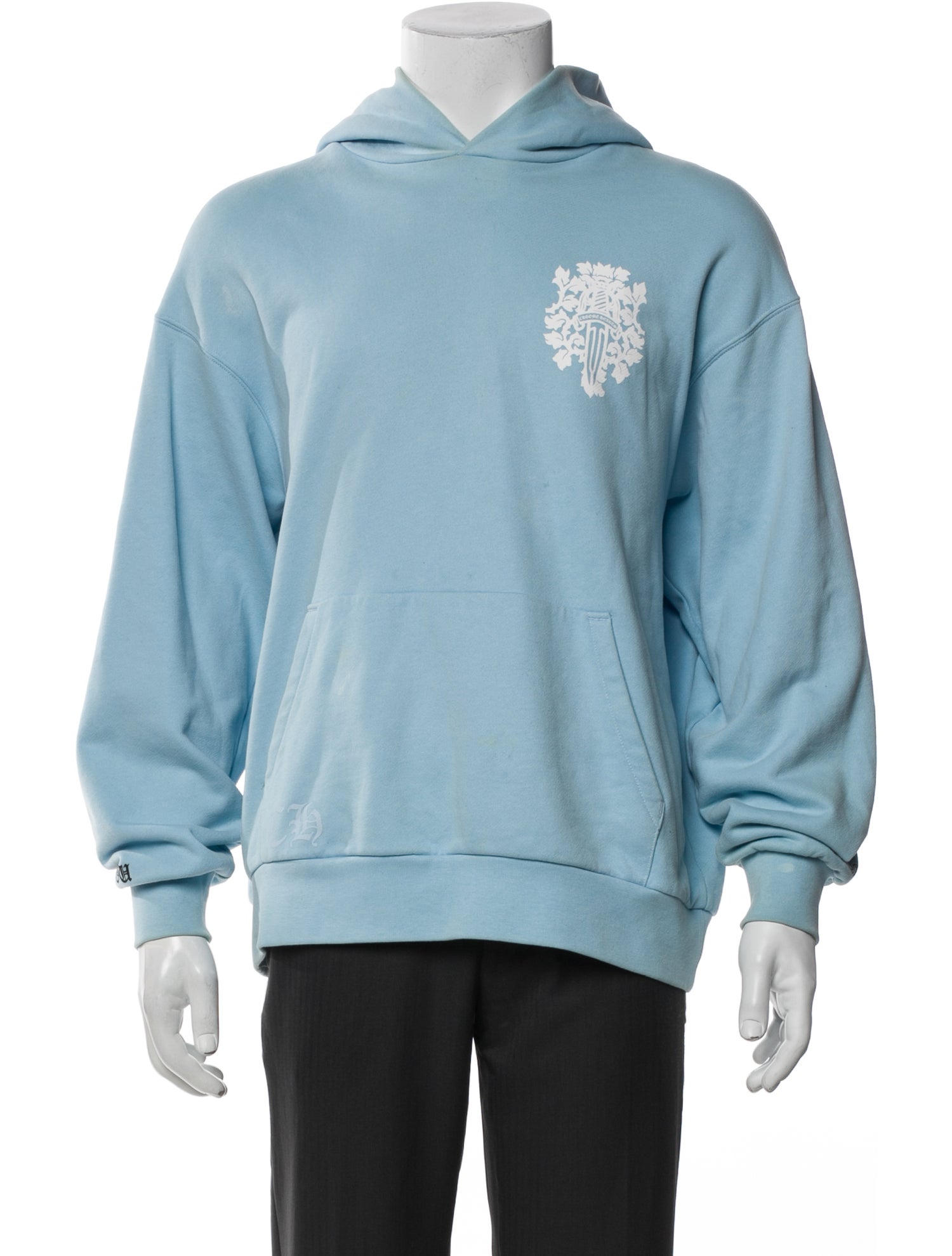 Chrome Hearts Miami Exclusive Art Basil Dagger Logo Graphic Print Hoodie