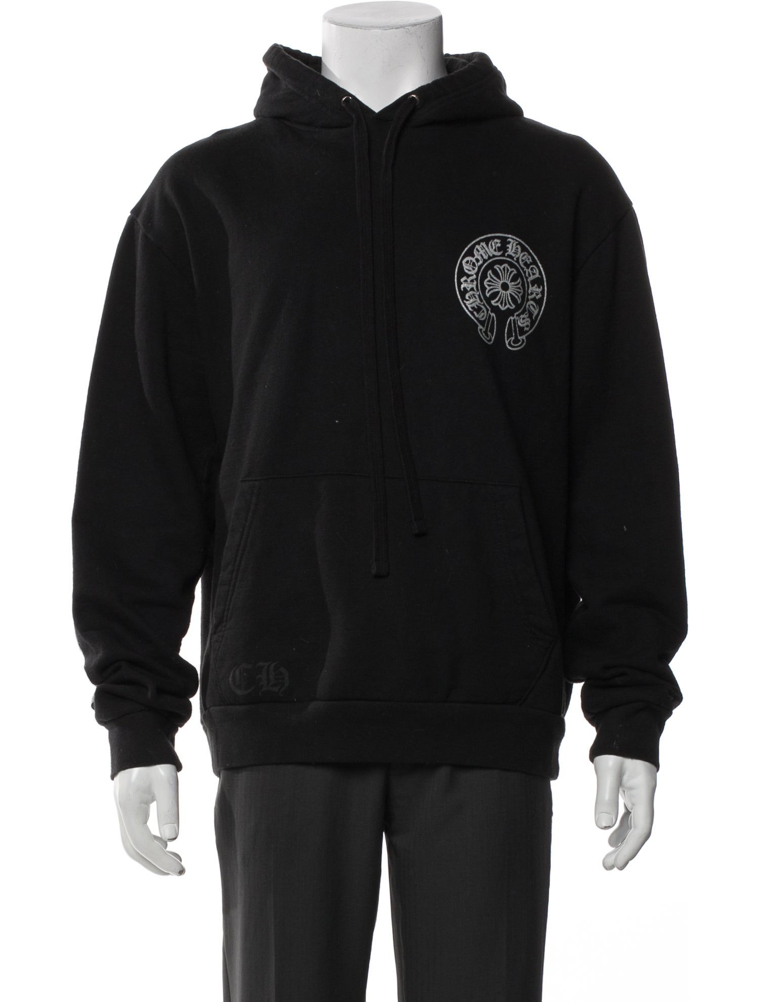 Chrome Hearts Online Exclusive Glitter Graphic Print Hoodie