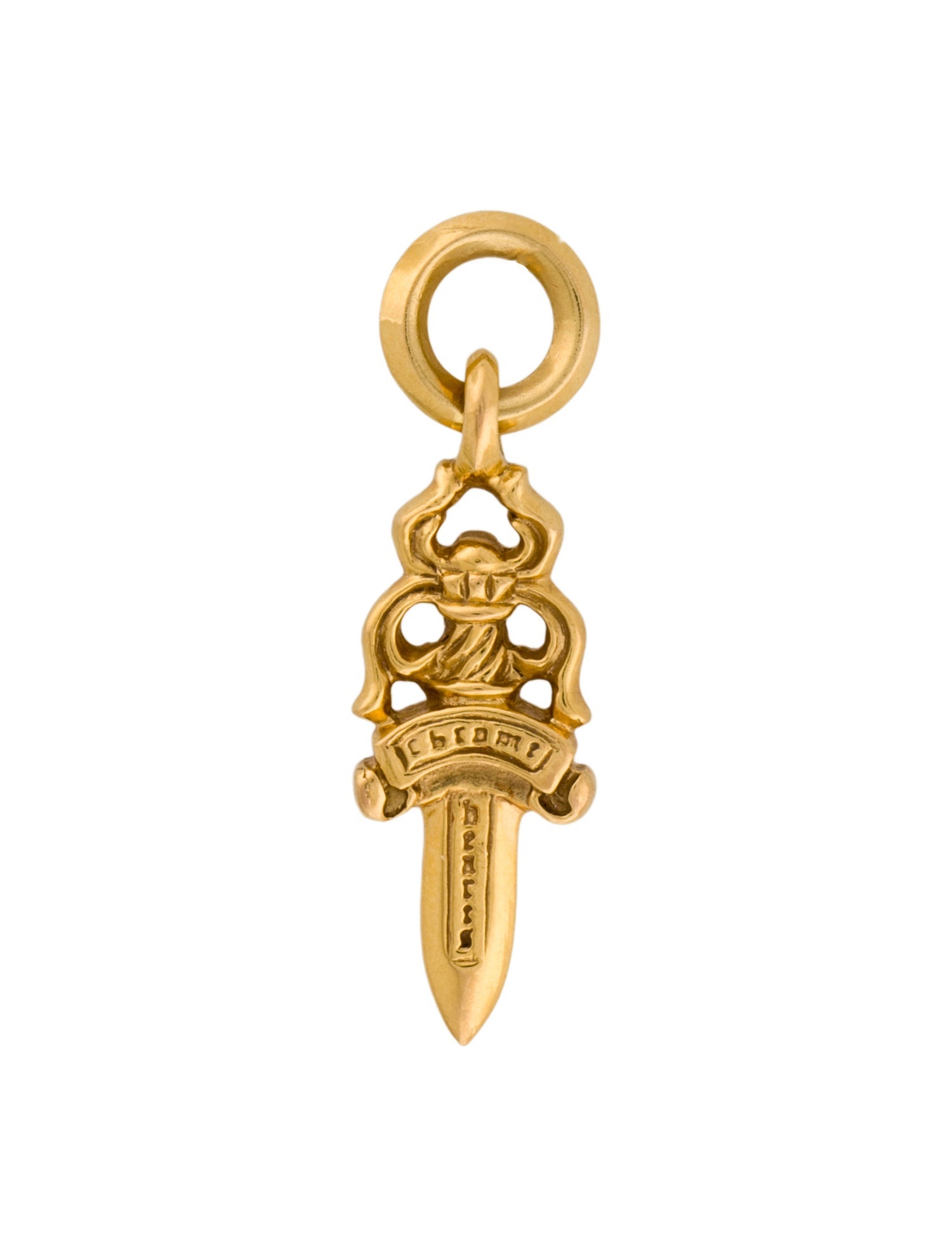 Chrome Hearts 22K Dagger Pendant