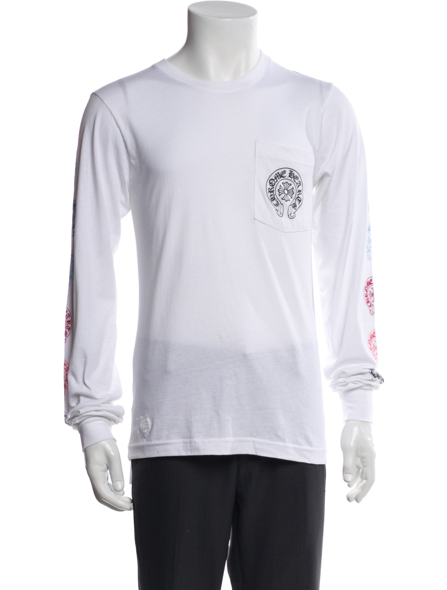 Chrome Hearts Multicolor Horseshoe Graphic Print T-Shirt