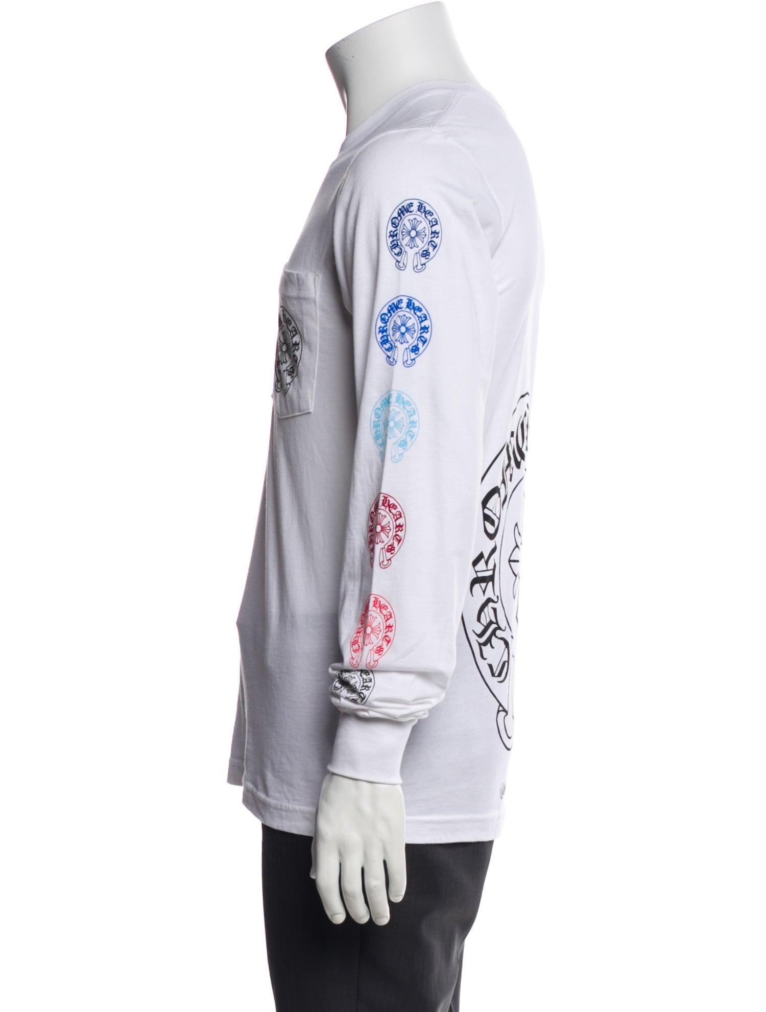 Chrome Hearts Multicolor Horseshoe Graphic Print T-Shirt