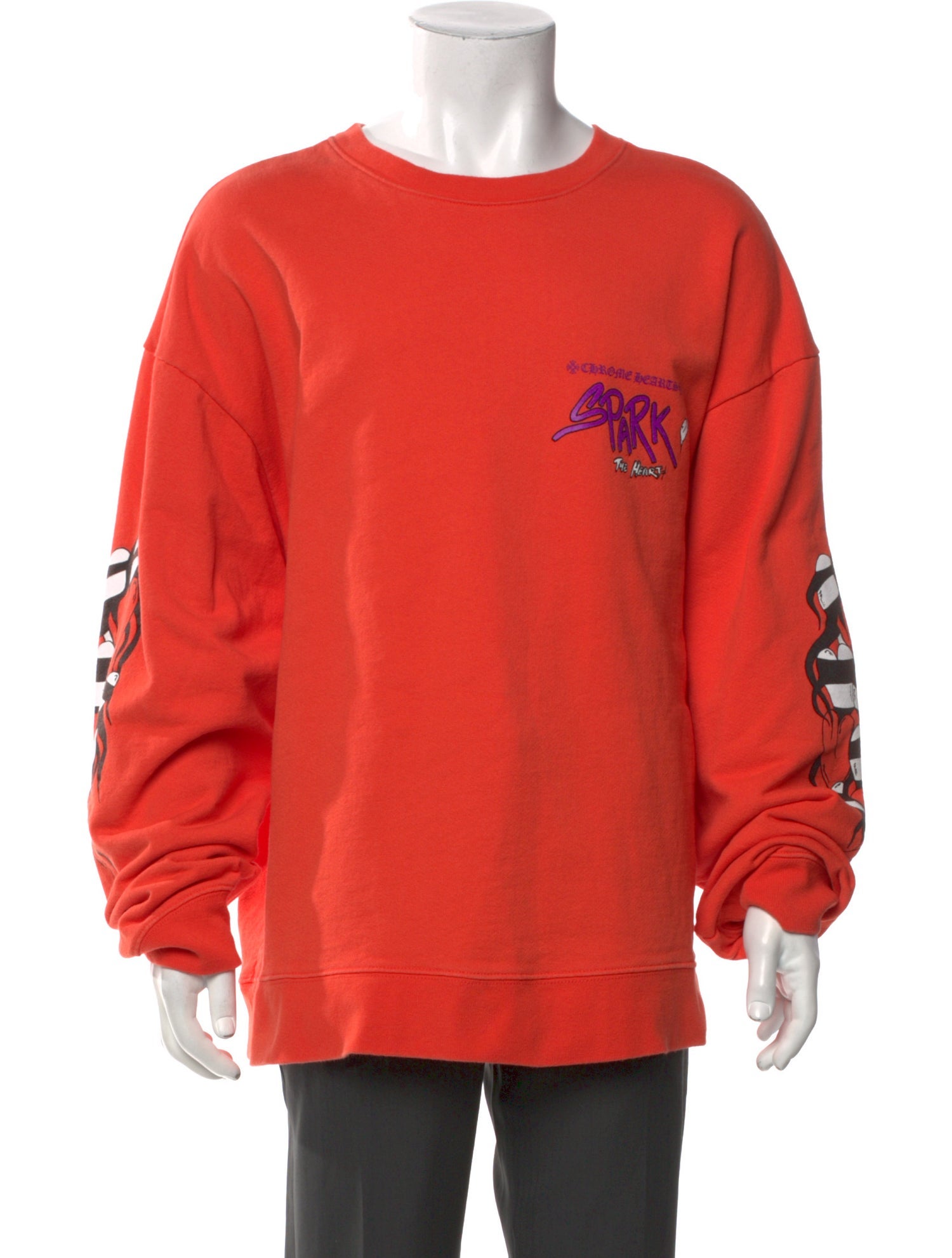 Chrome Hearts x Matty Boy 'Spark The Heart' Graphic Print Pullover