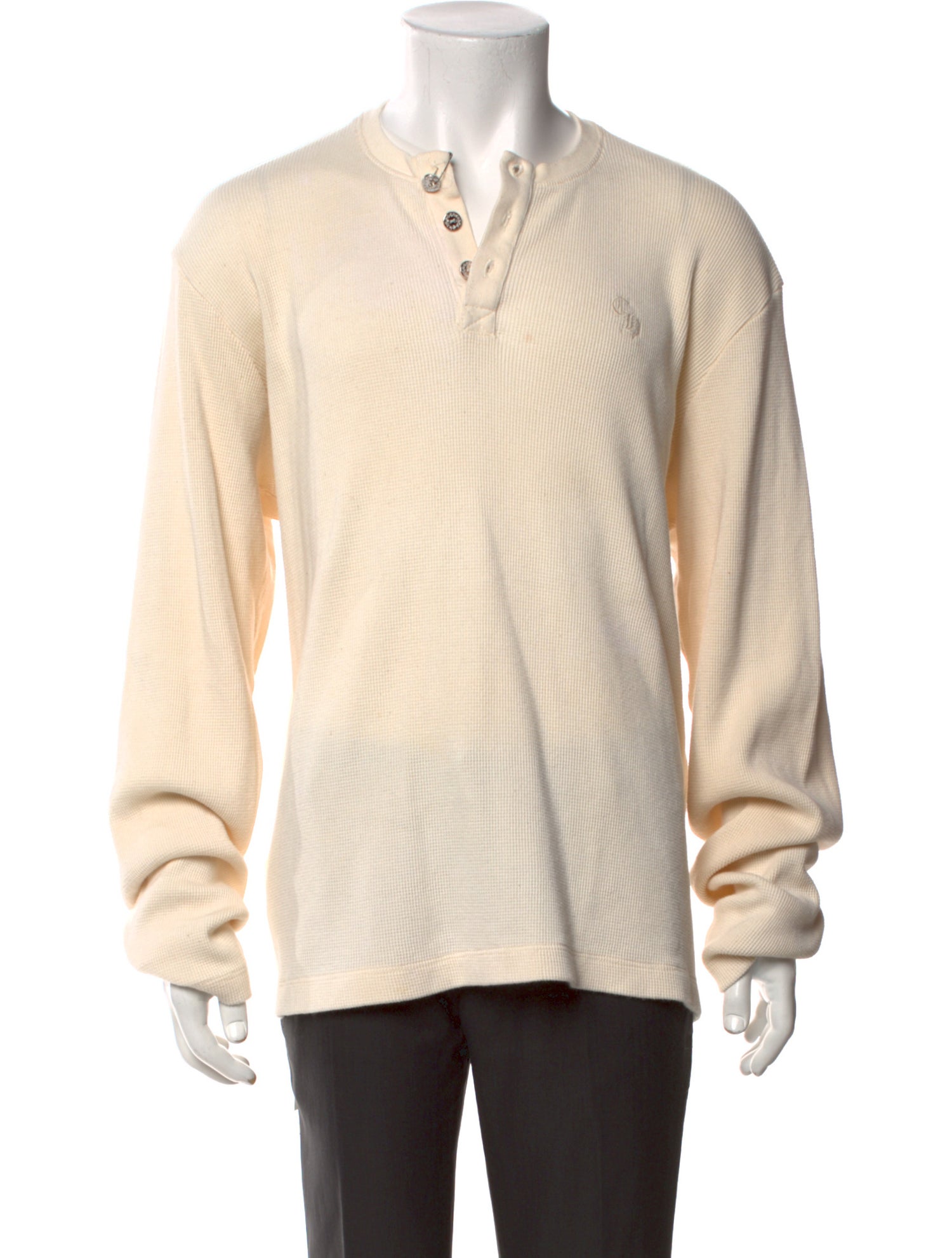 Chrome Hearts Thermal Crew Neck Polo Sweater