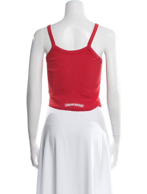 Chrome Hearts Matty Boy 99 Eyes Graphic Print Crop Top