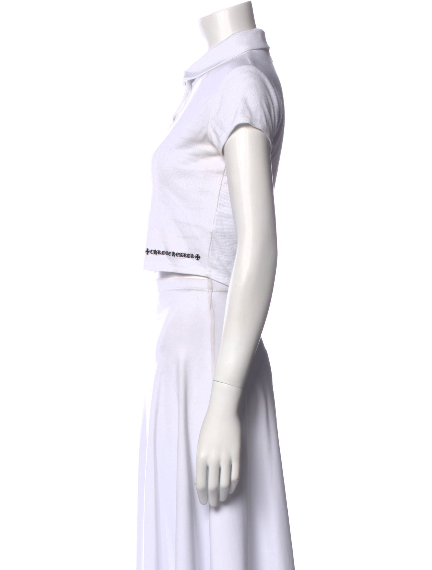 Chrome Hearts Short Sleeve Crop Top