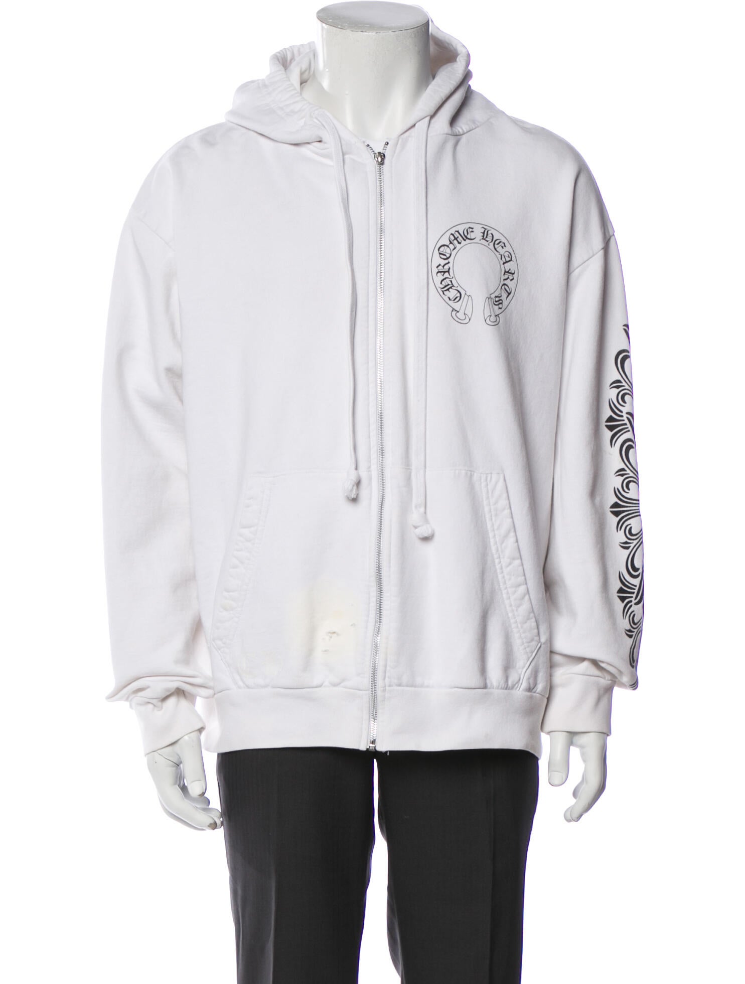 Chrome Hearts Horseshoe Graphic Print Hoodie