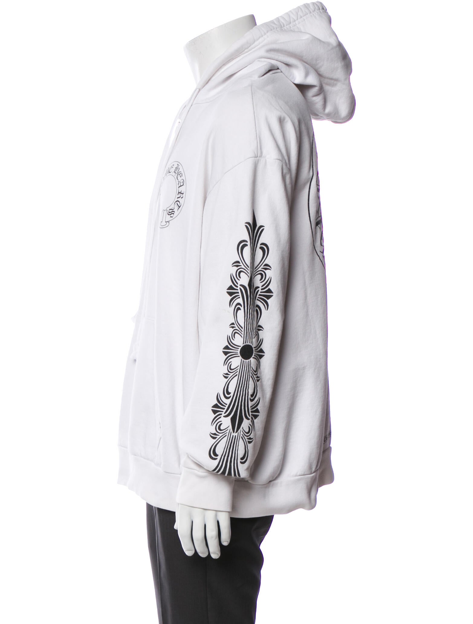 Chrome Hearts Horseshoe Graphic Print Hoodie