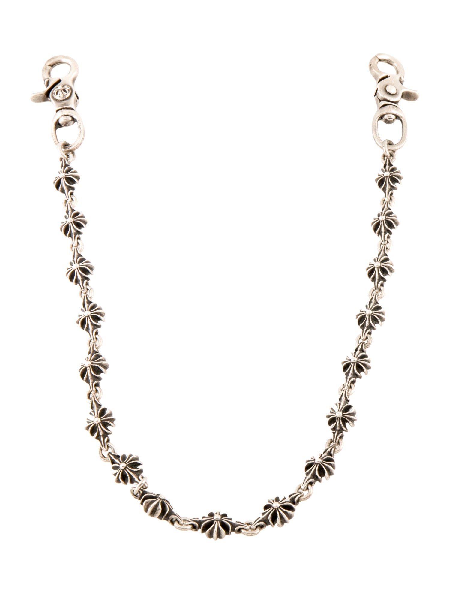 Chrome Hearts Floral Plus Chain Wallet