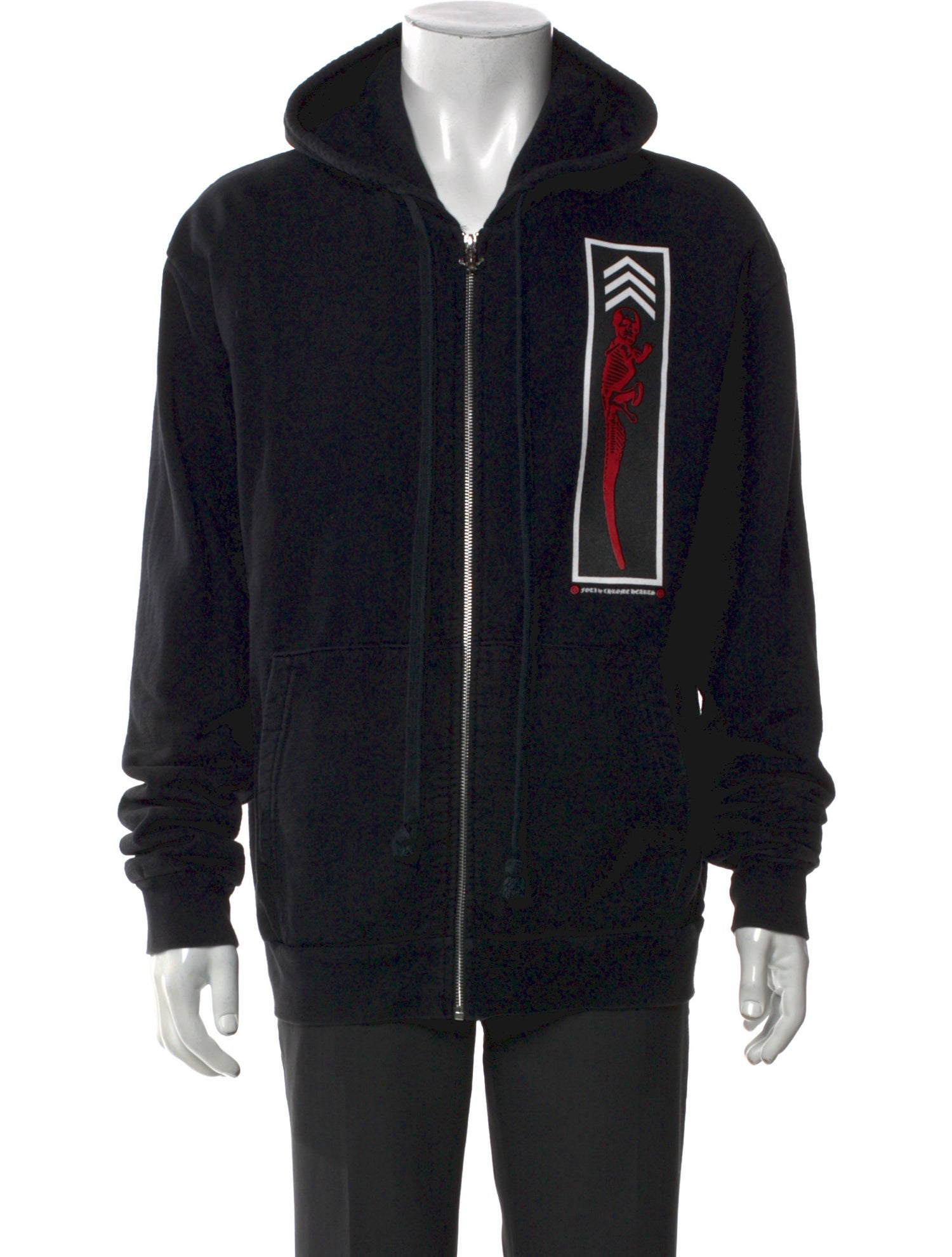 Chrome Hearts x Foti Graphic Print Hoodie