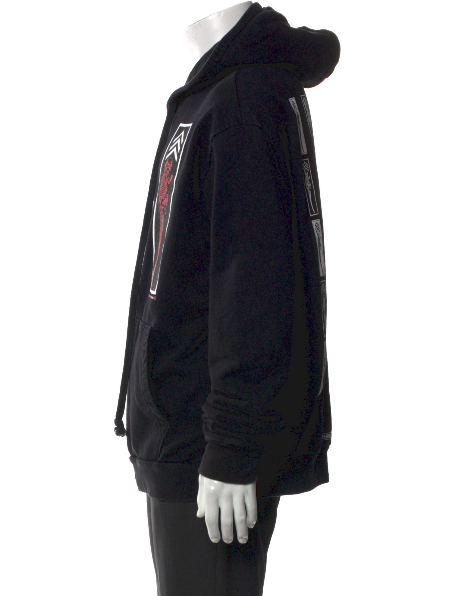 Chrome Hearts x Foti Graphic Print Hoodie