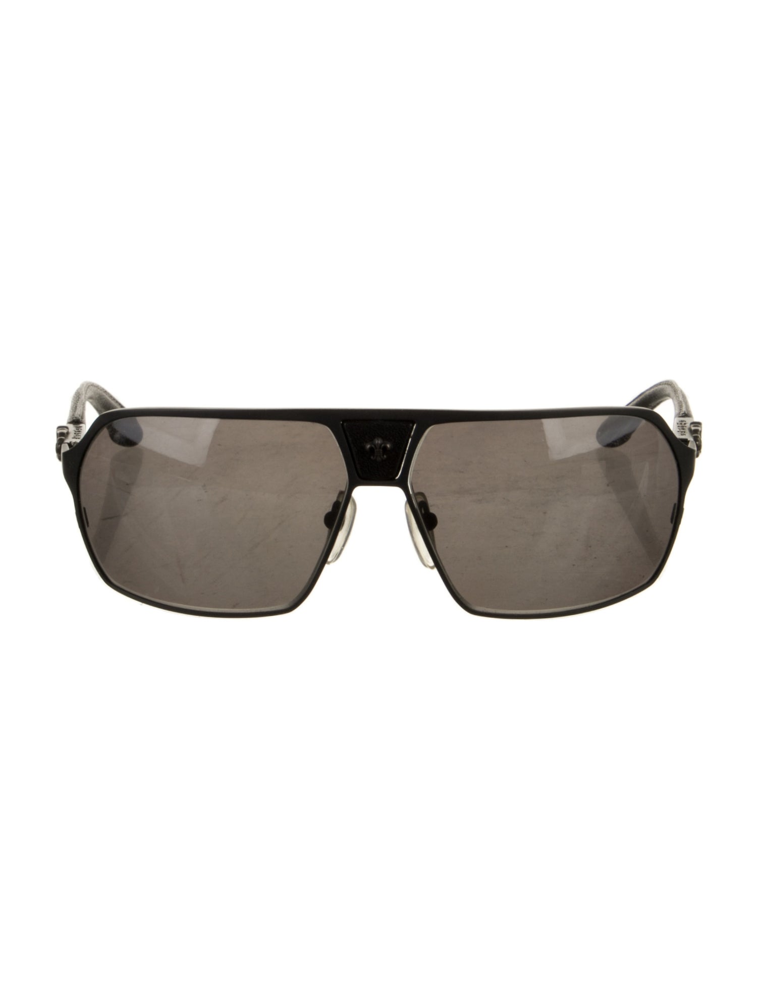Chrome Hearts Double D II Aviator Sunglasses