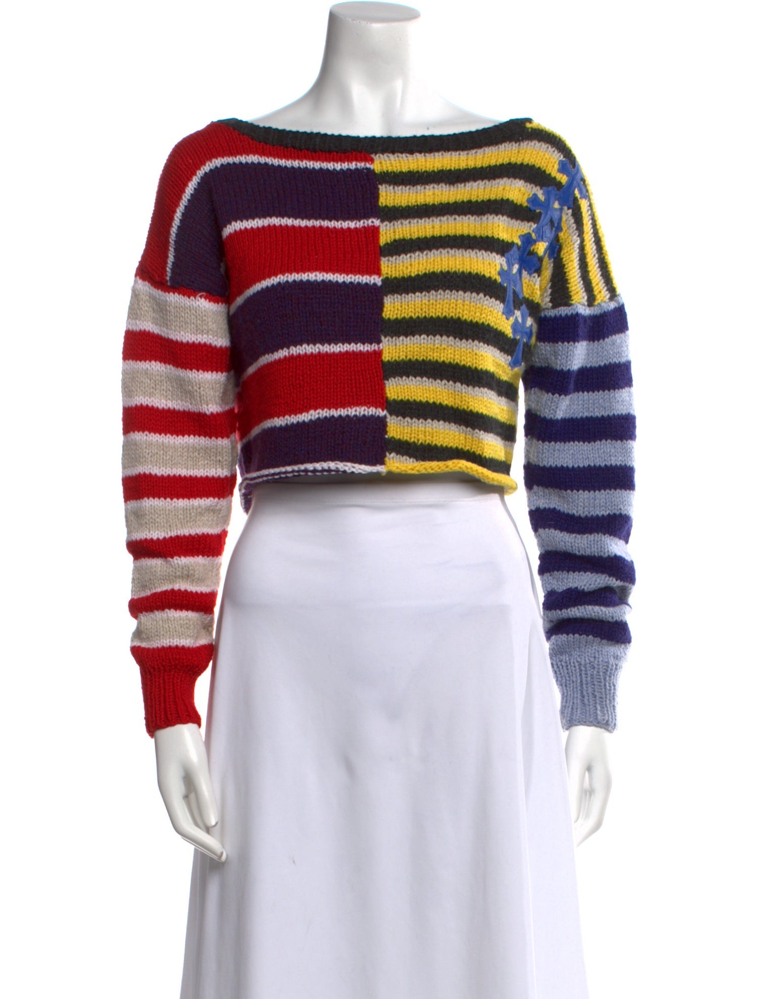 Chrome Hearts Cashmere Striped Sweater