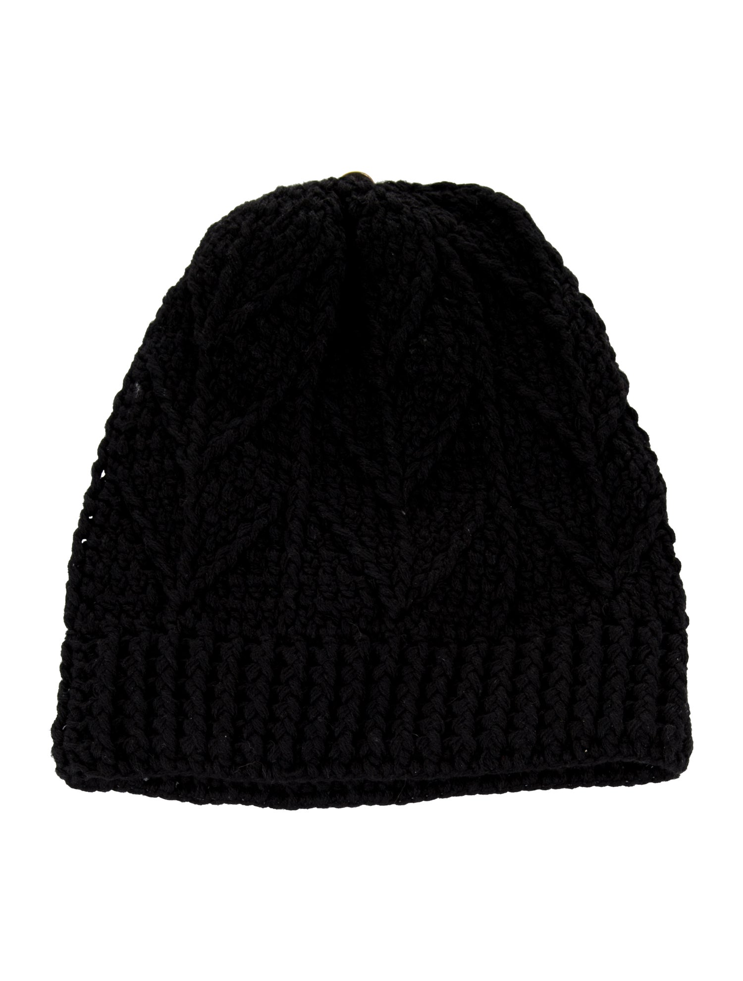 Chrome Hearts Cross Leather Patch Beanie