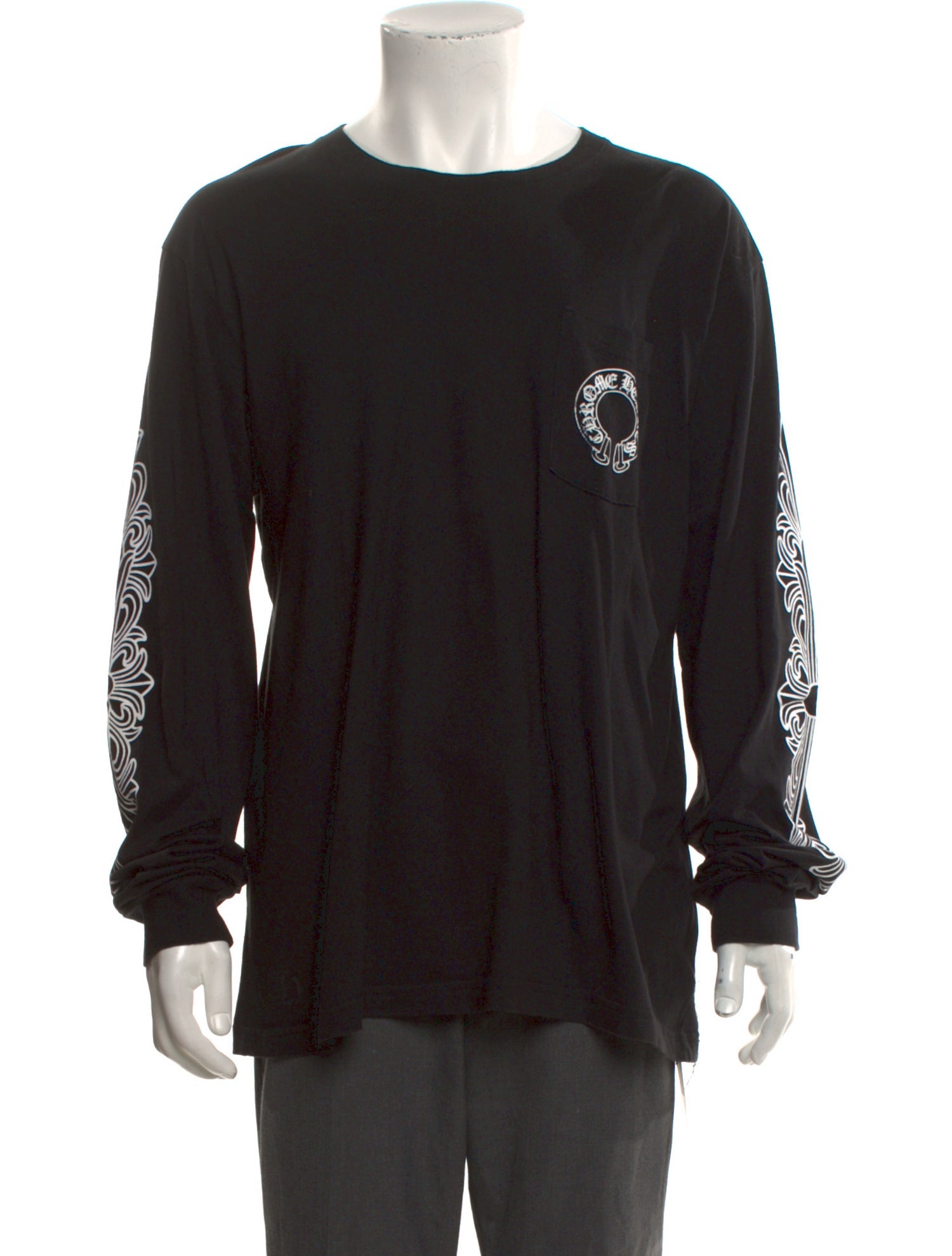 Chrome Hearts Horsehoe Graphic Print T-Shirt