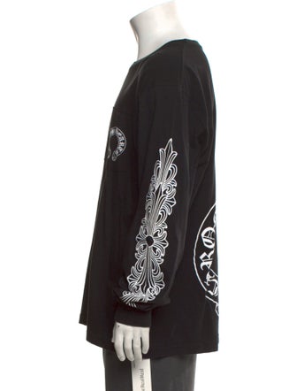 Chrome Hearts Horsehoe Graphic Print T-Shirt