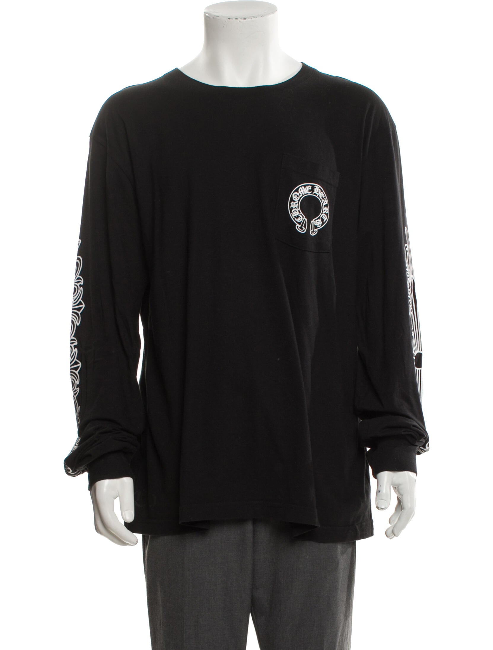 Chrome Hearts Horseshoe Graphic Print T-Shirt