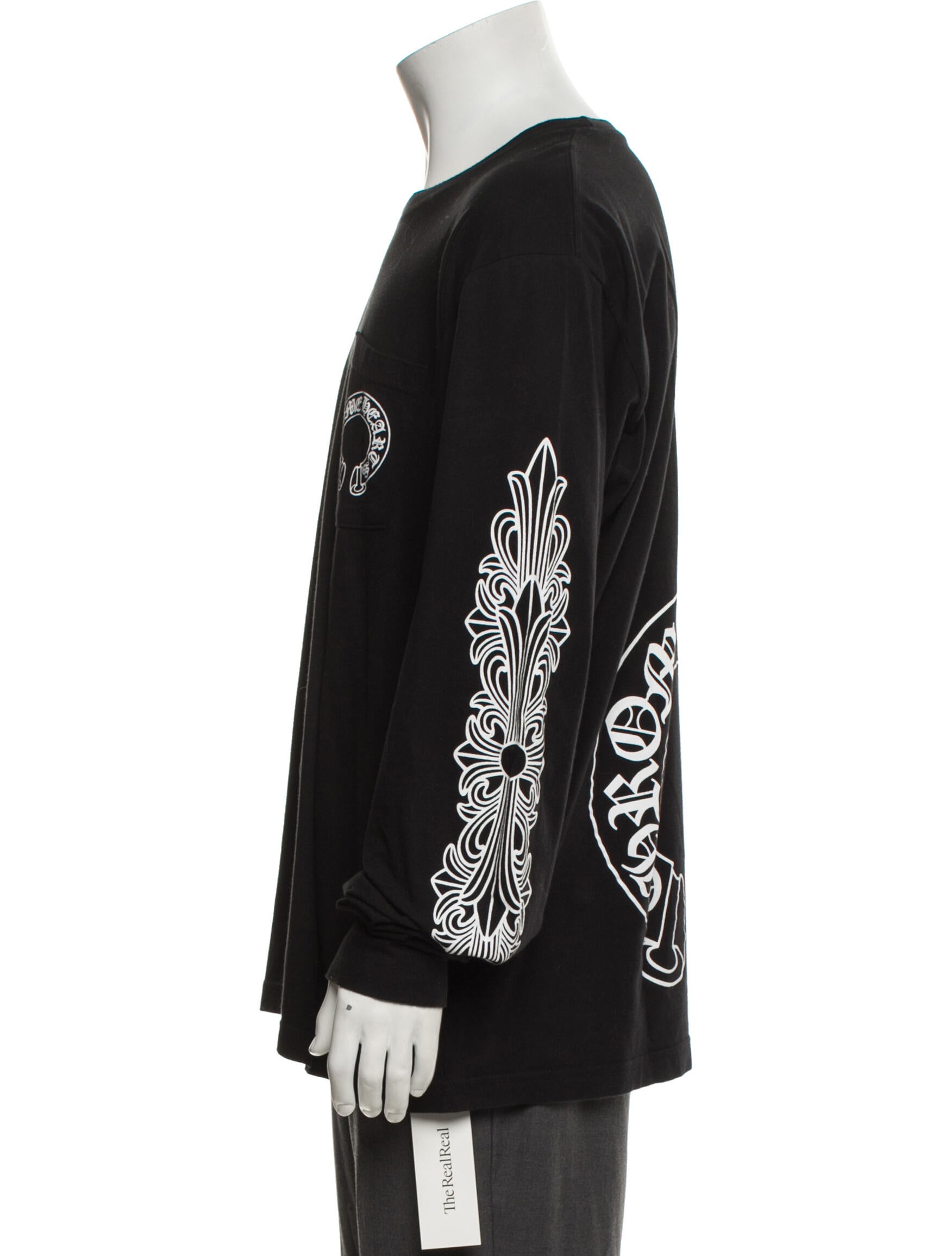 Chrome Hearts Horseshoe Graphic Print T-Shirt