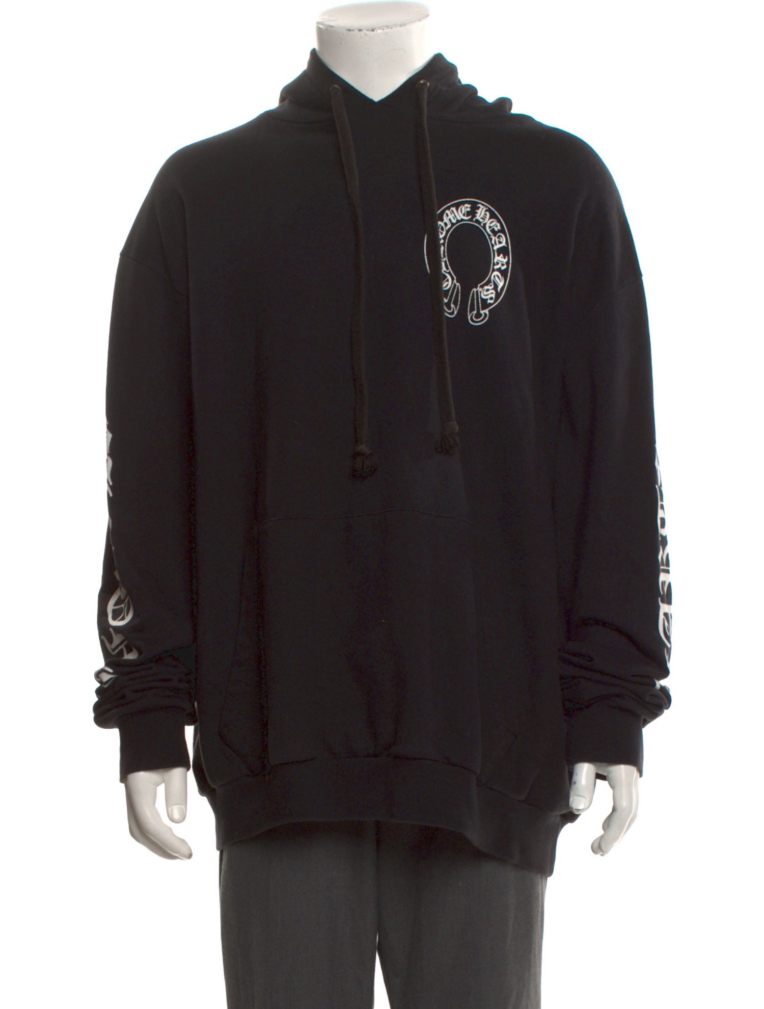 Chrome Hearts Horseshoe Graphic Print Hoodie
