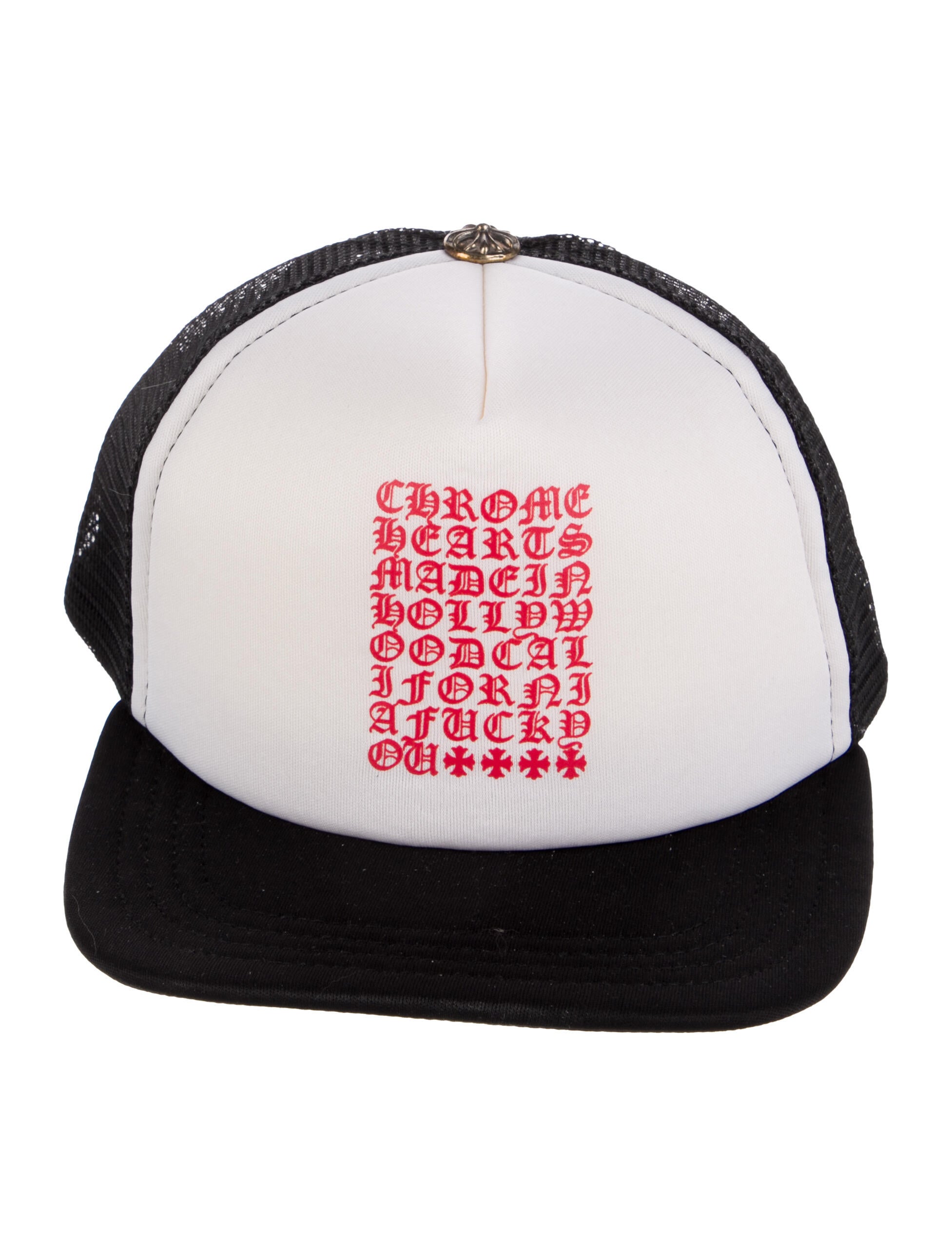 Chrome Hearts Eyechart Trucker Hat