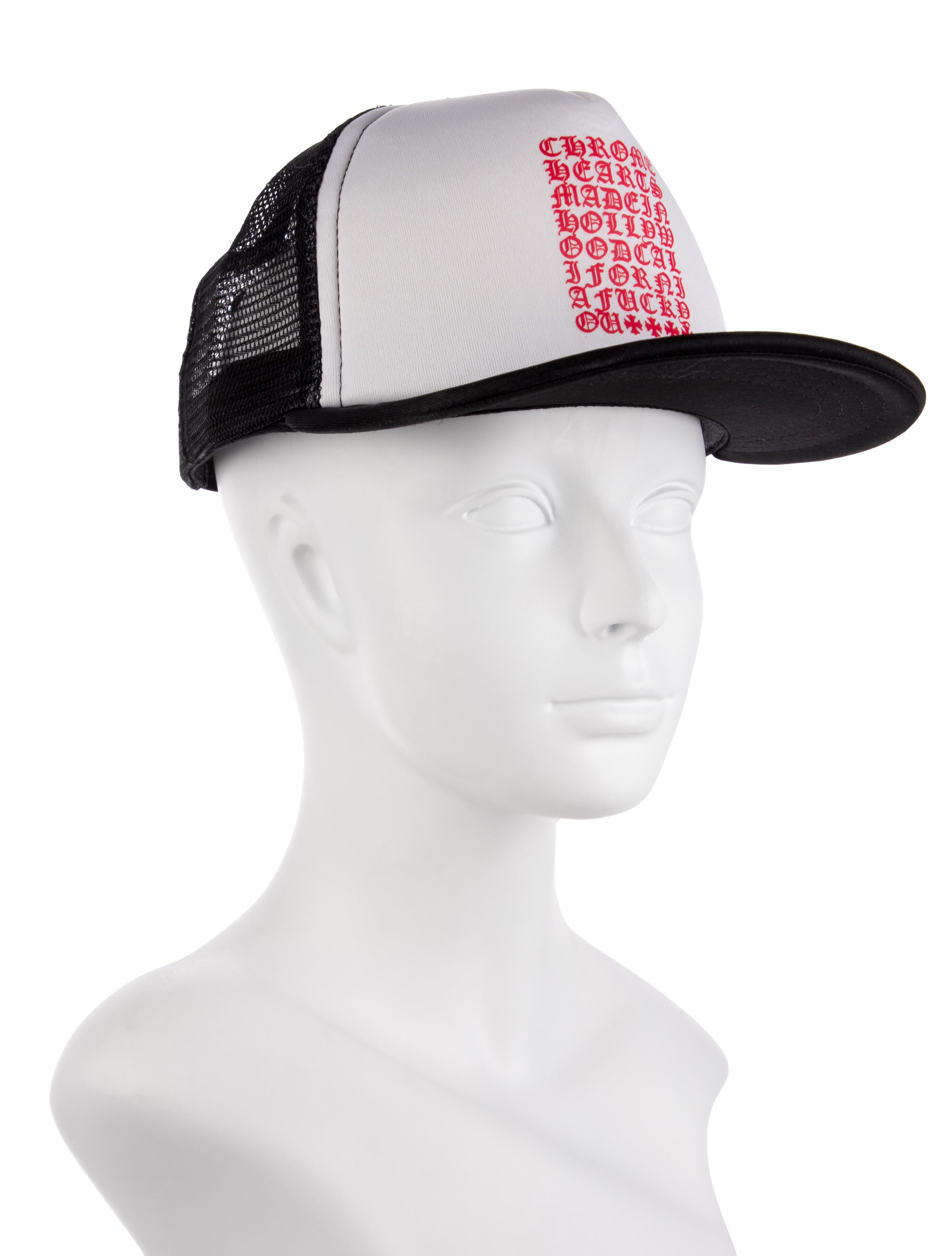 Chrome Hearts Eyechart Trucker Hat