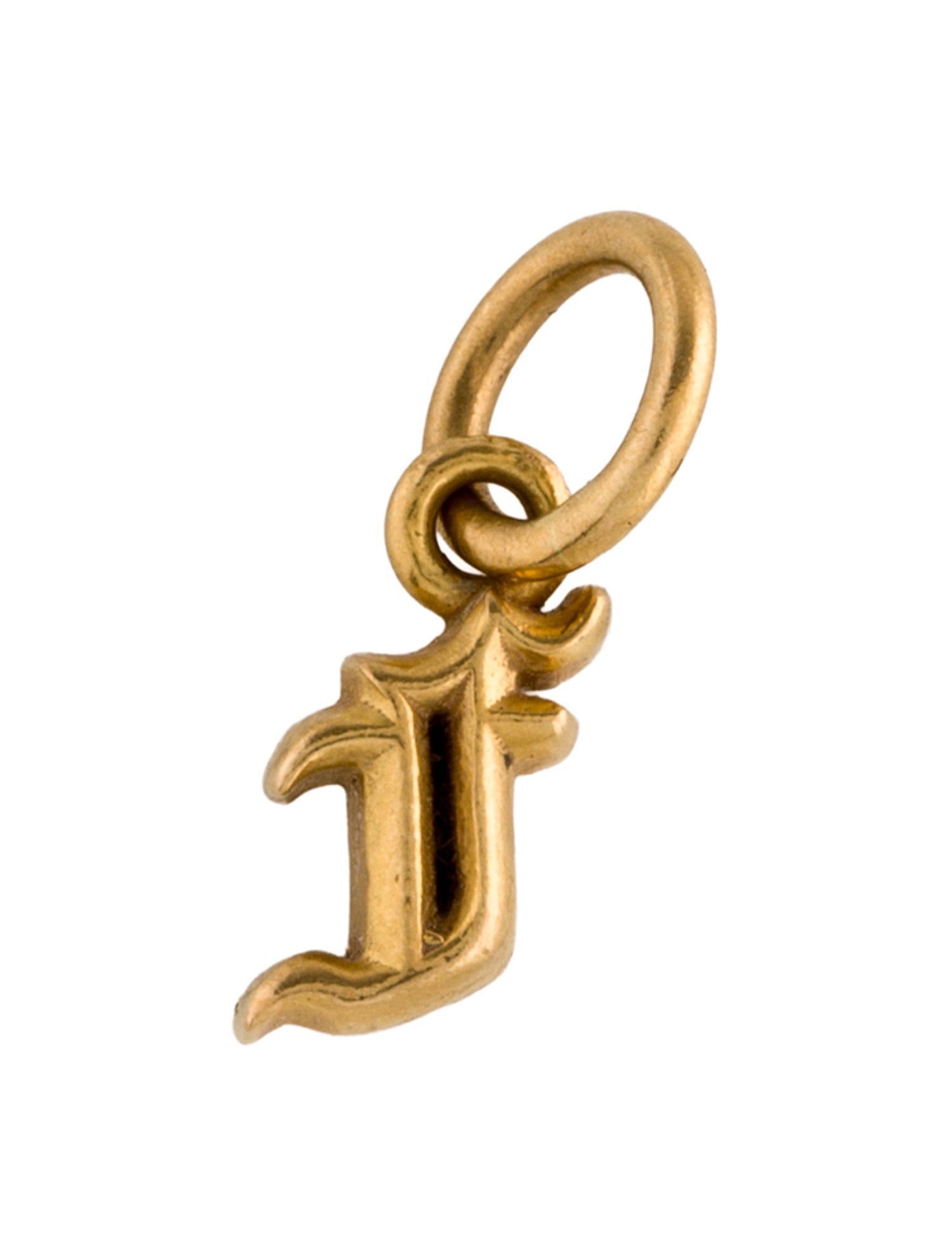 Chrome Hearts 22K Letter 'F' Initial Charm