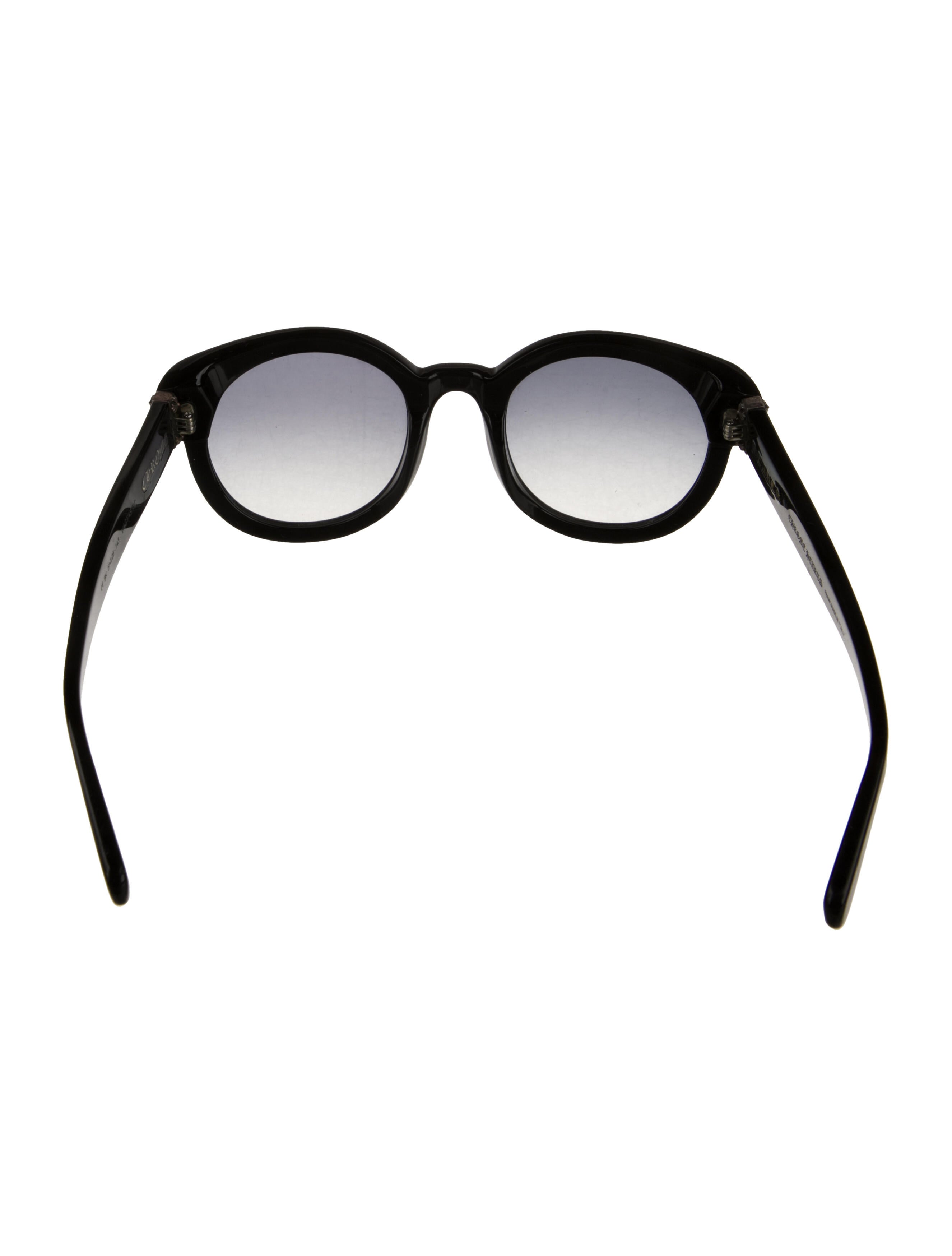 Chrome Hearts Vagtastic Round Sunglasses