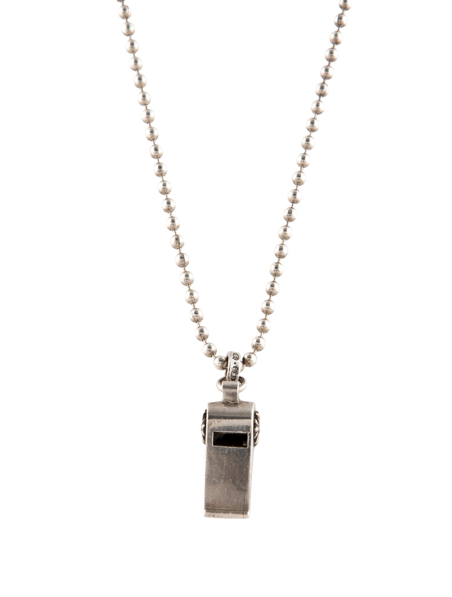 Chrome Hearts Whistle Pendant Necklace