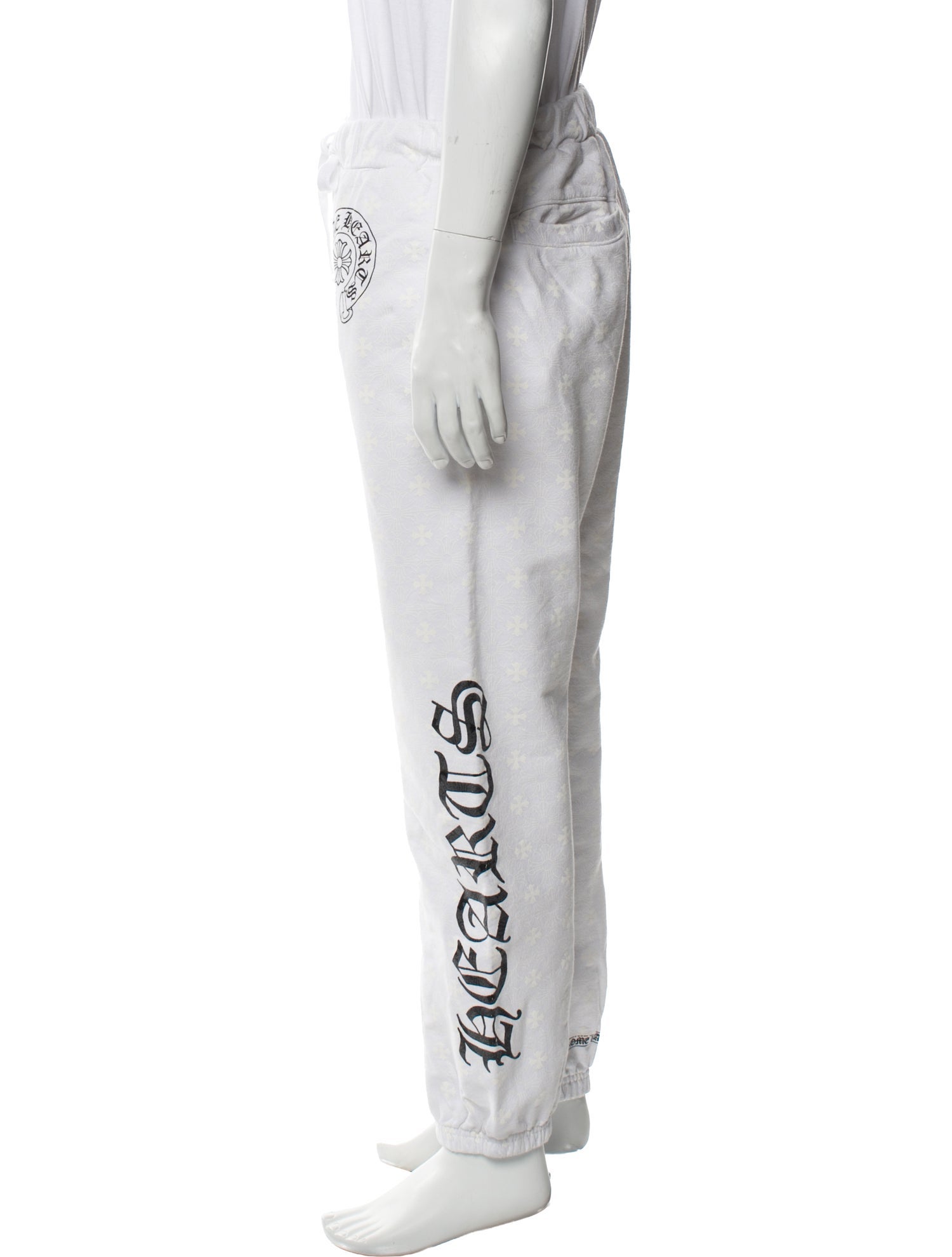 Chrome Hearts Plus Monogram Graphic Print Lounge Bottoms