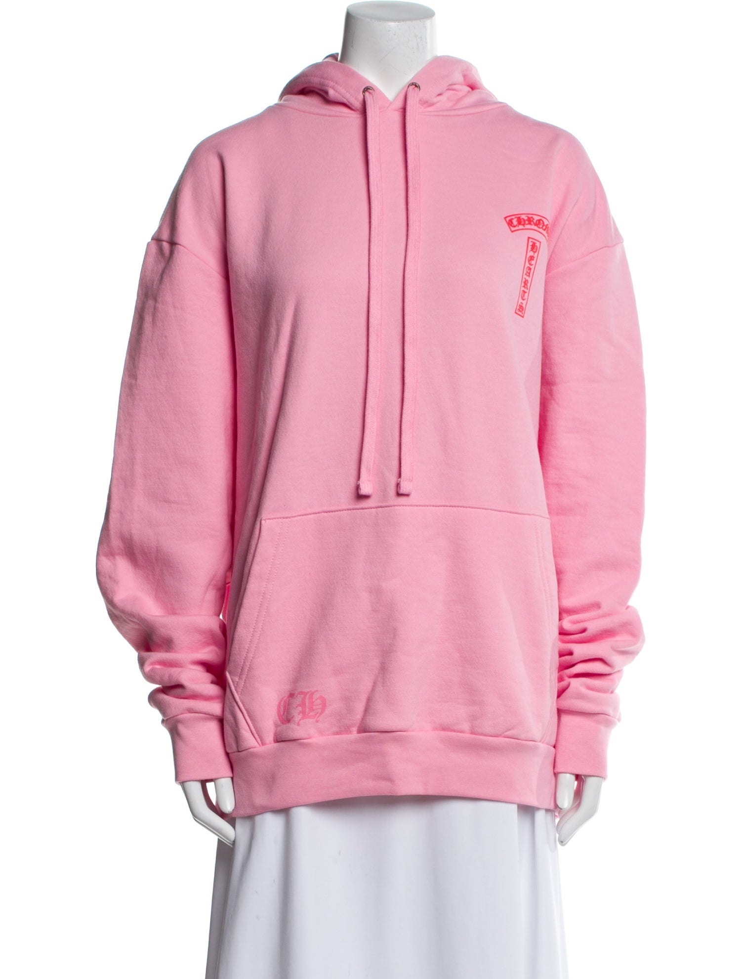 Chrome Hearts Graphic Print Crew Neck Hoodie