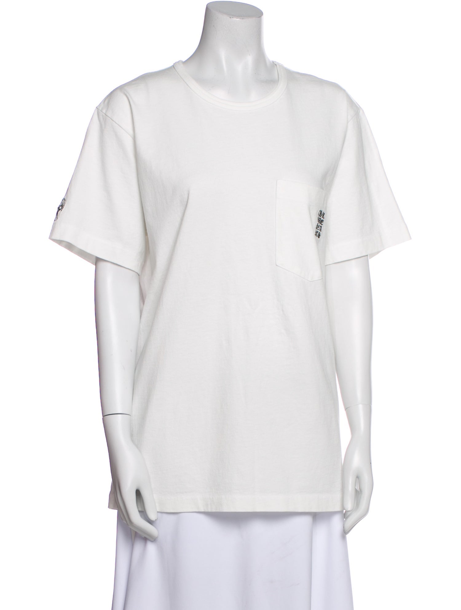 Chrome Hearts Eyechart Crew Neck T-Shirt