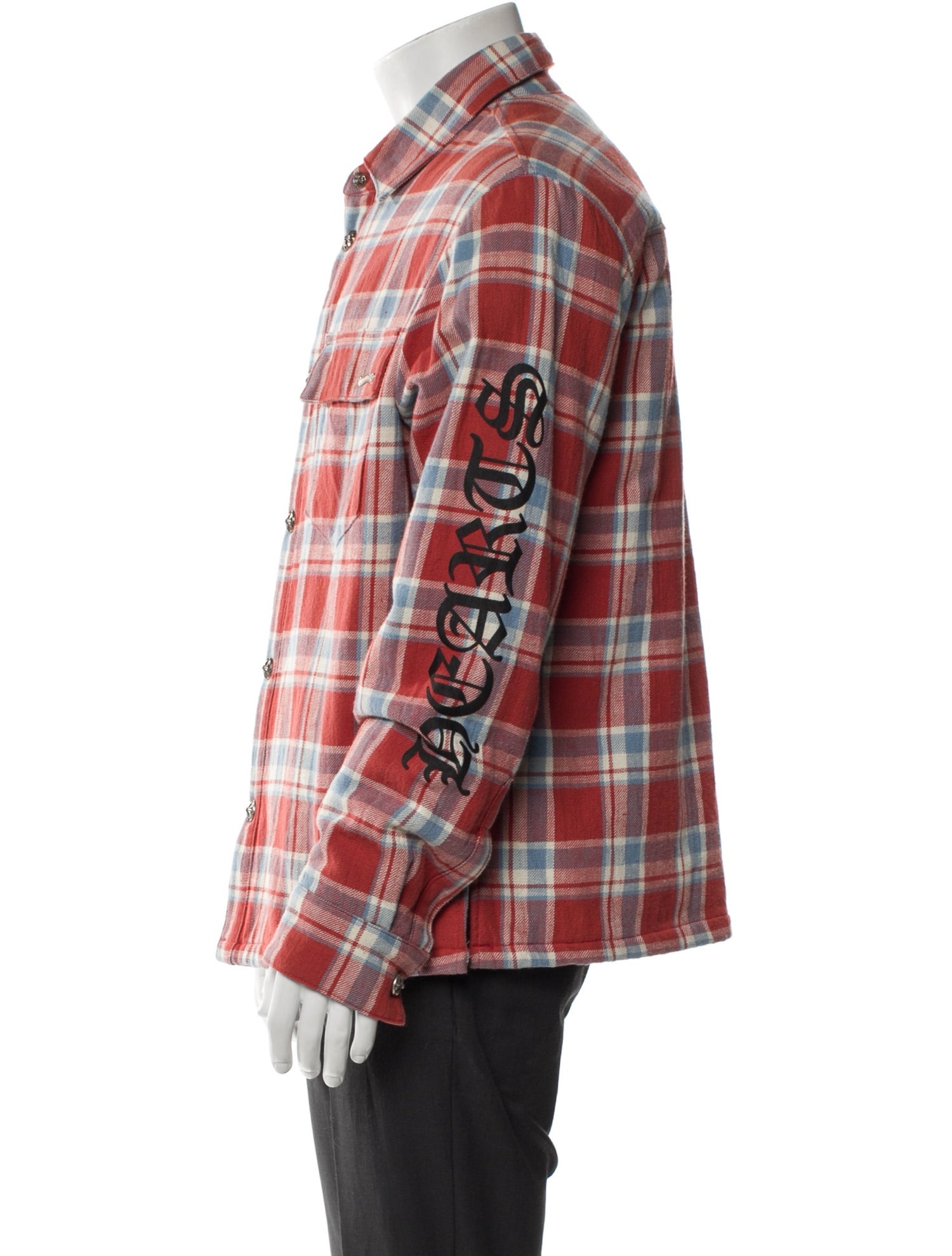 Chrome Hearts Plaid Plaid Print Jacket
