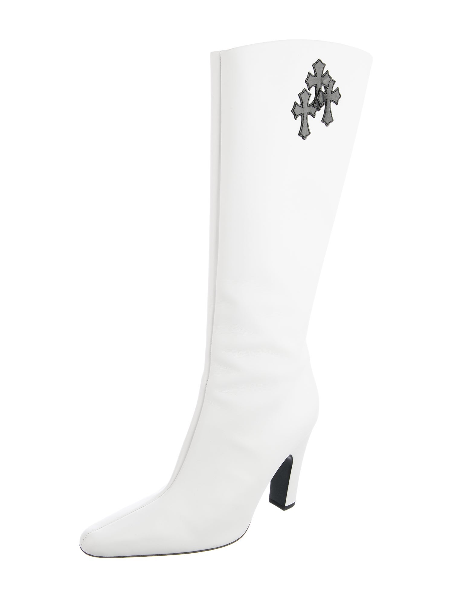 Chrome Hearts Sugar Jones Leather Boots