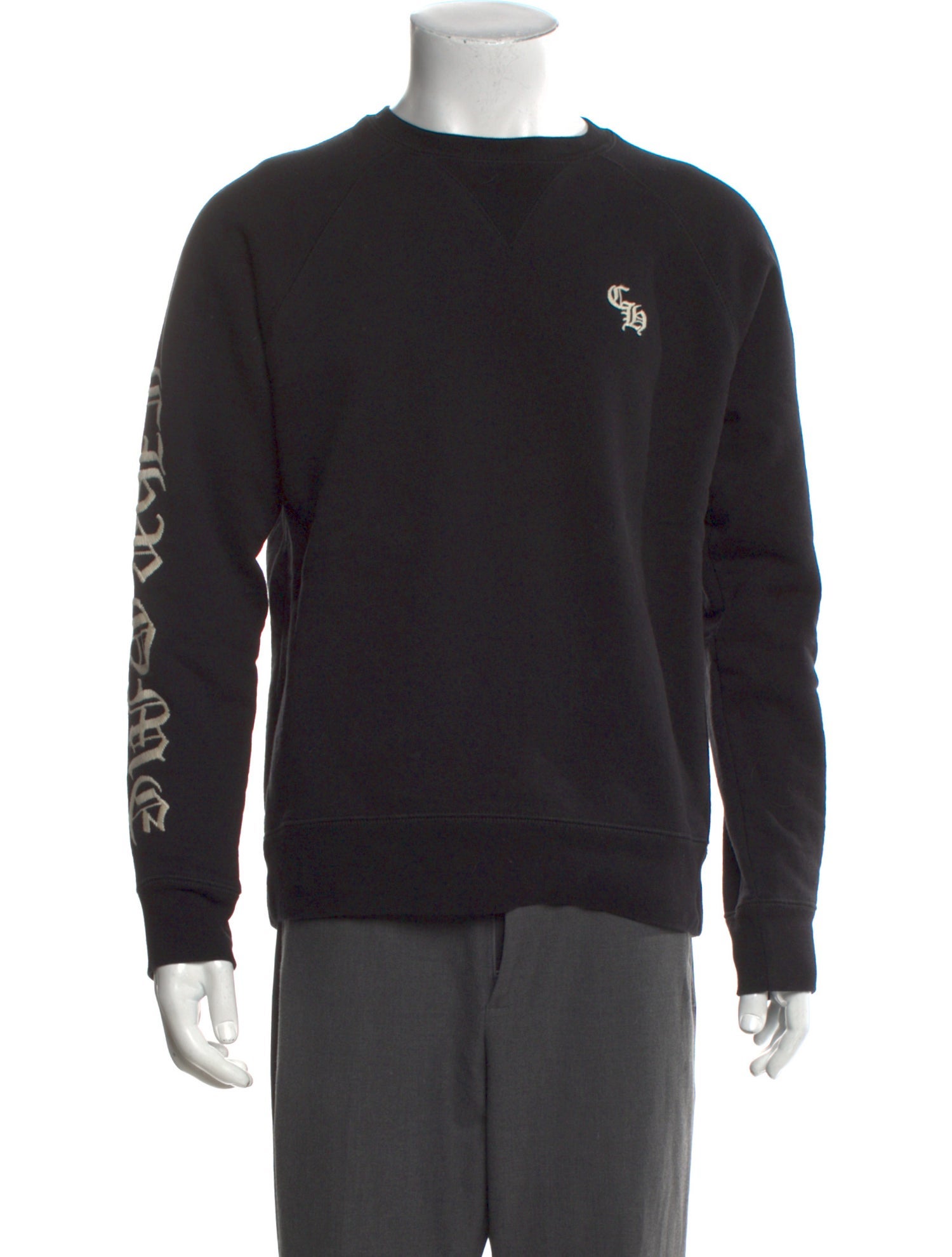 Chrome Hearts Graphic Print Crew Neck Sweatshirt