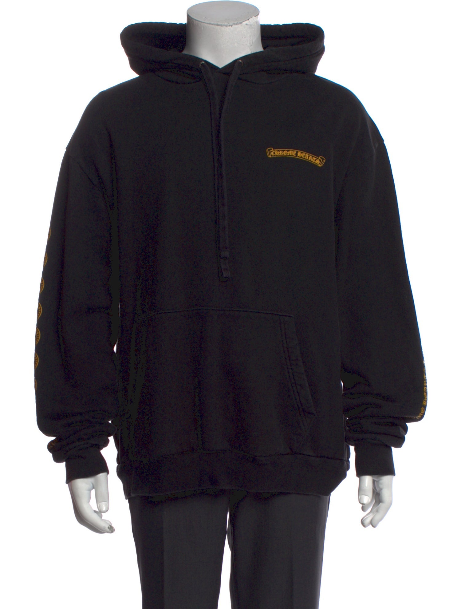 Chrome Hearts Plus Logo Graphic Print Hoodie