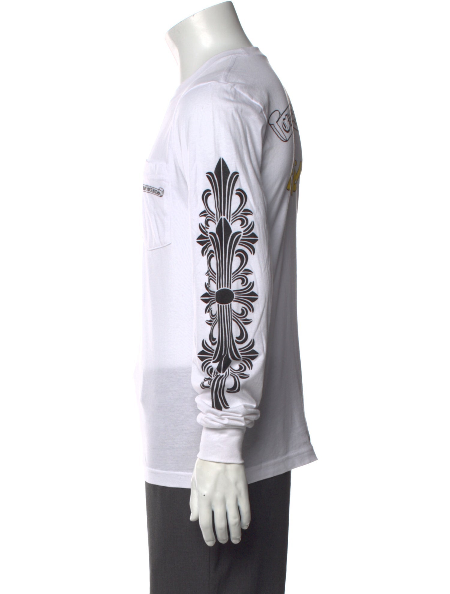 Chrome Hearts Graphic Print Crew Neck T-Shirt