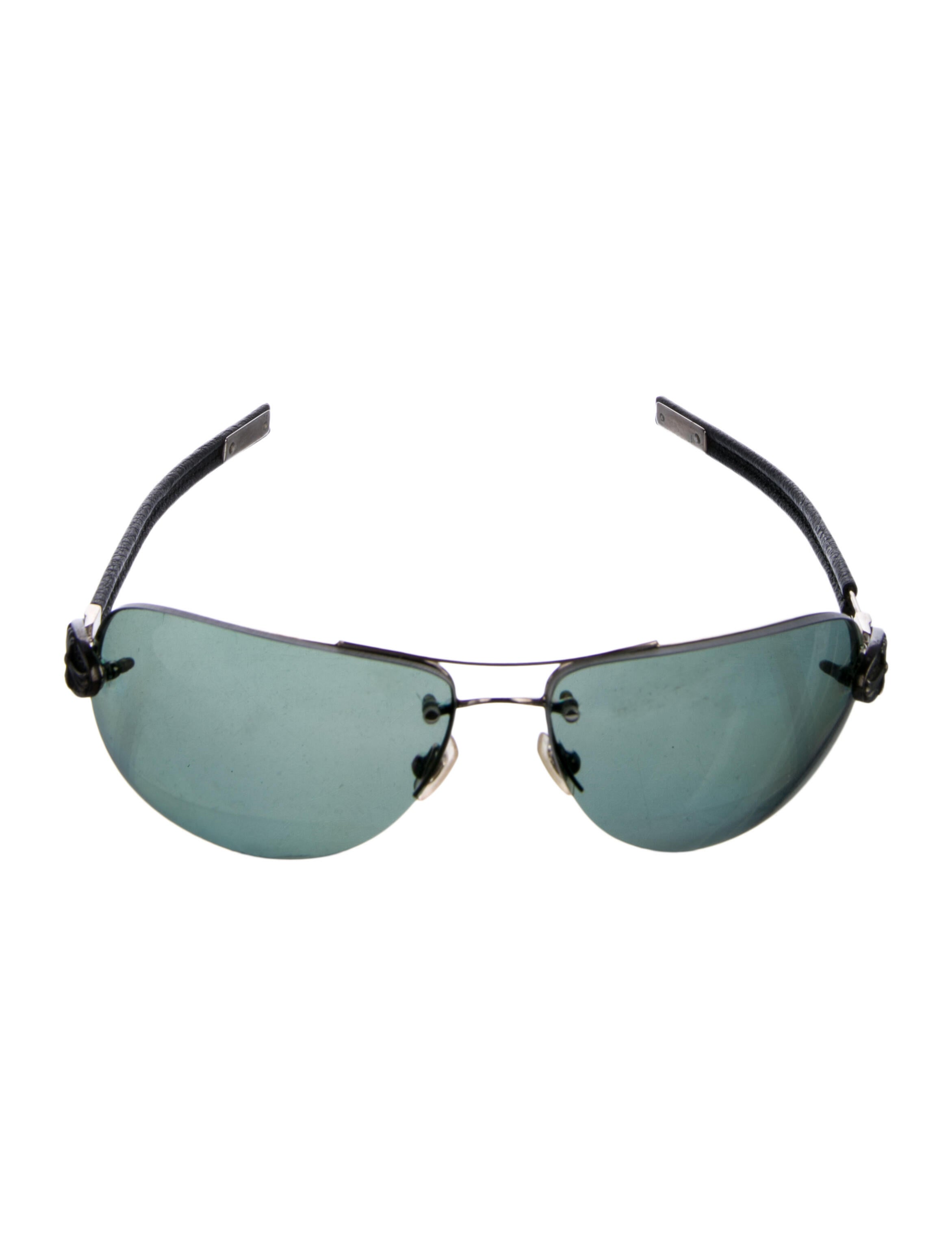 Chrome Hearts Classic Oval Aviator Sunglasses